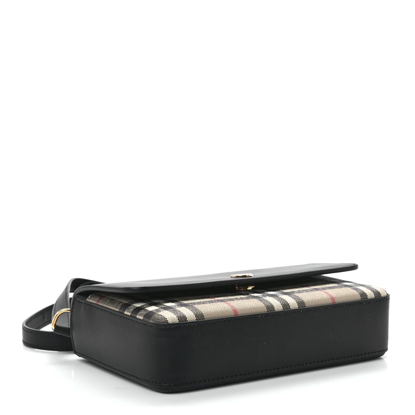 Calfskin Vintage Check New Hampshire Bag Black