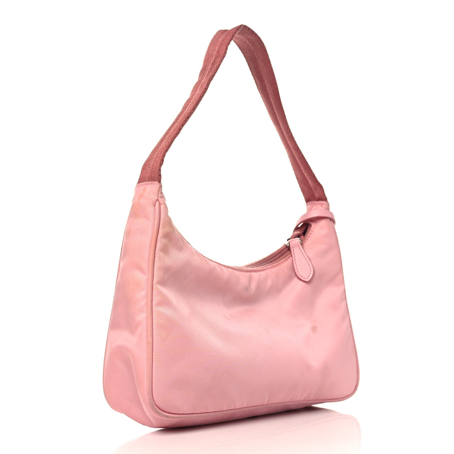 Tessuto Nylon Saffiano Mini Re-Edition 2000 Bag Rosa