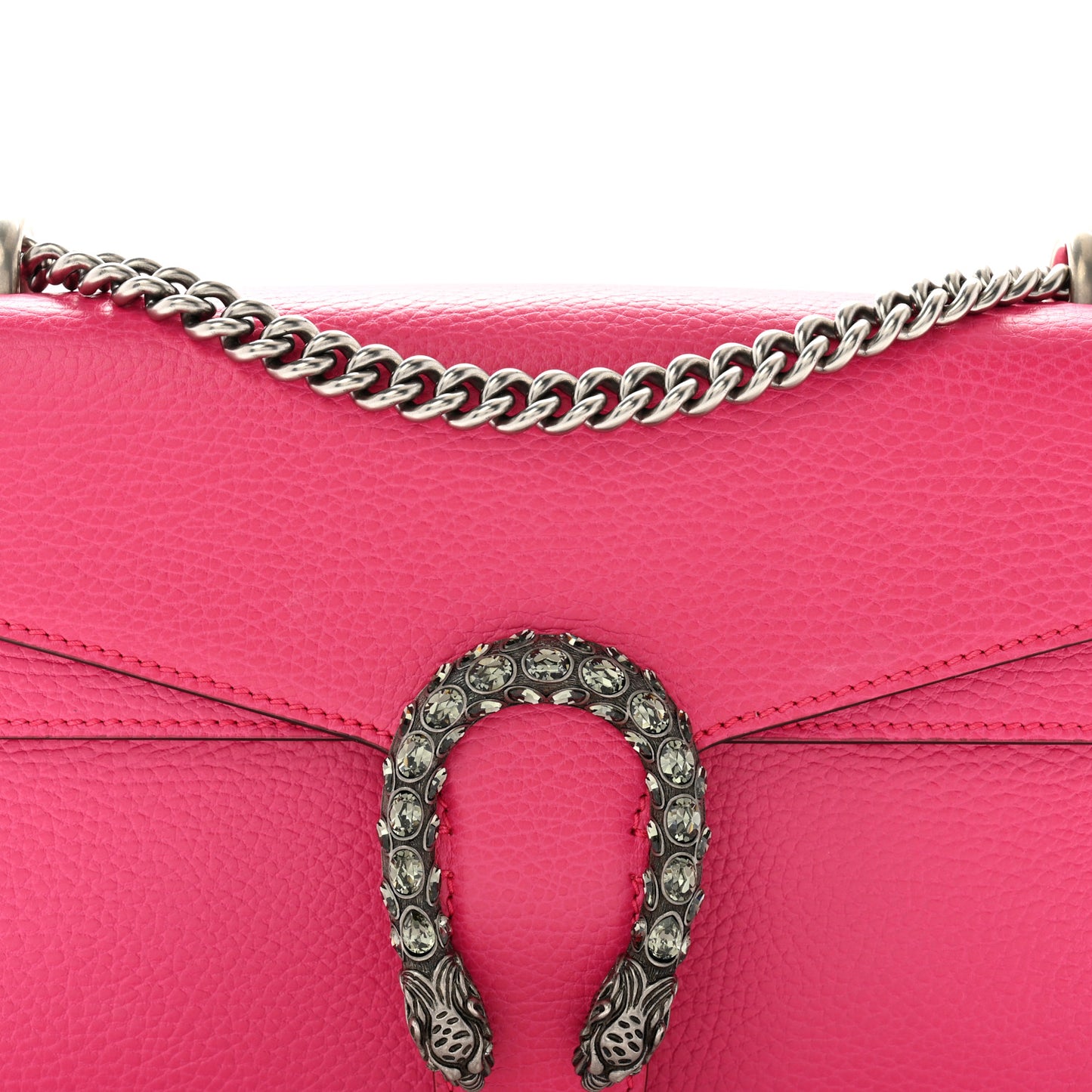 Dollar Calfskin Small Dionysus Shoulder Bag Box Pink