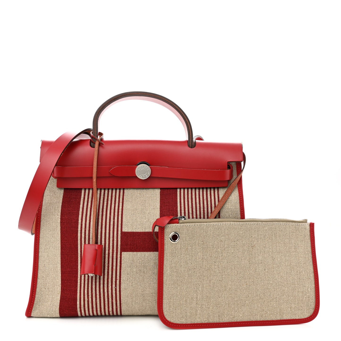 Vache Hunter Toile H Vibration Herbag Zip 31 PM Bordeaux Ficelle Rouge Piment