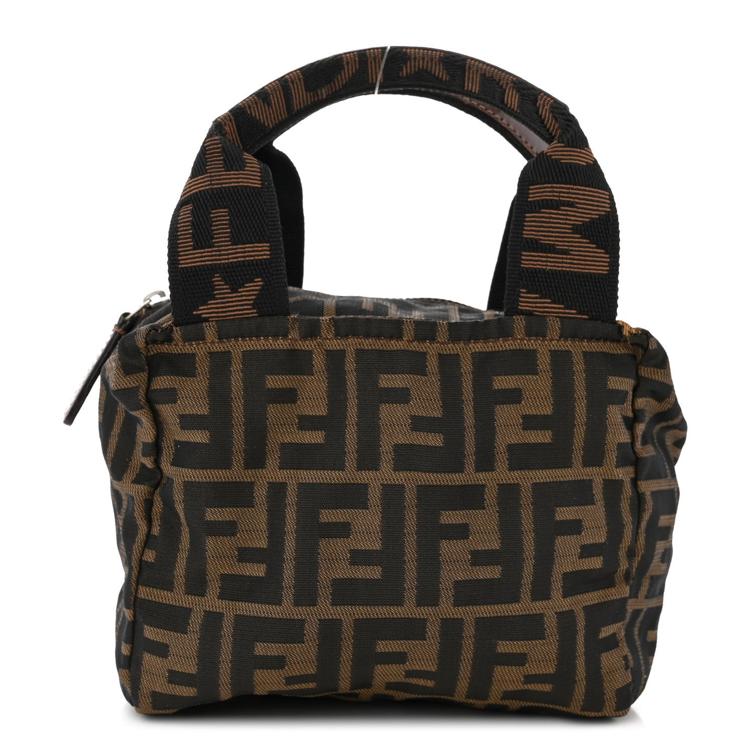 Fendi Fabric FF 1925 Mini Cosmetic Bag Tobacco 1 of 11