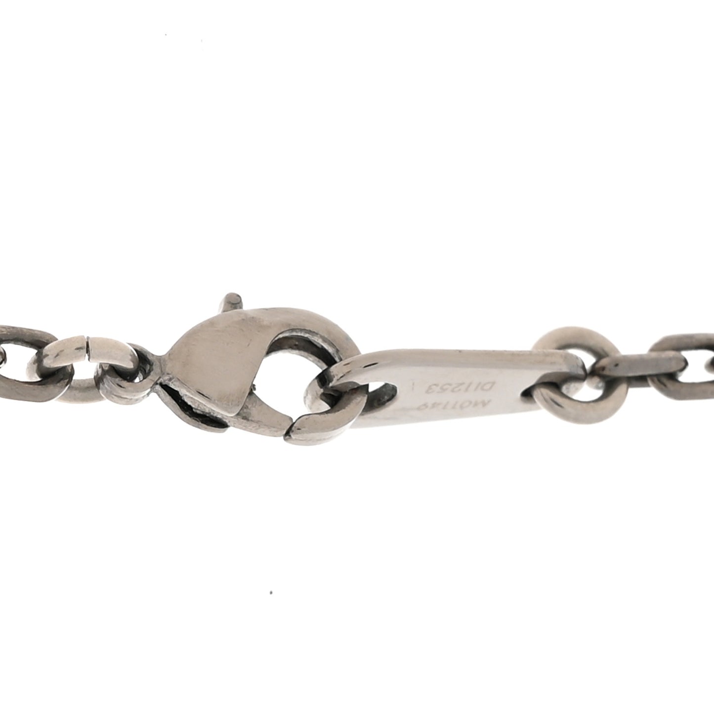 Valentine Lock Pendant Necklace Silver