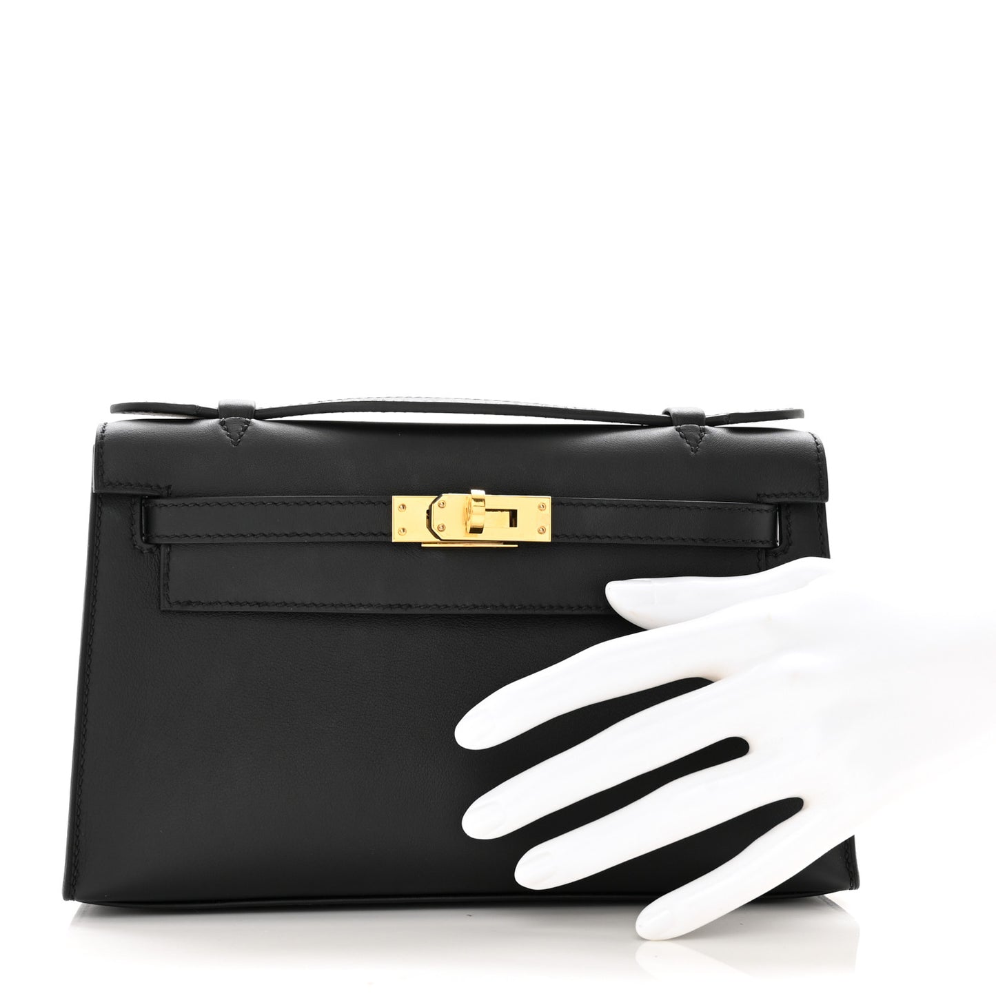 Swift Kelly Pochette Clutch Black