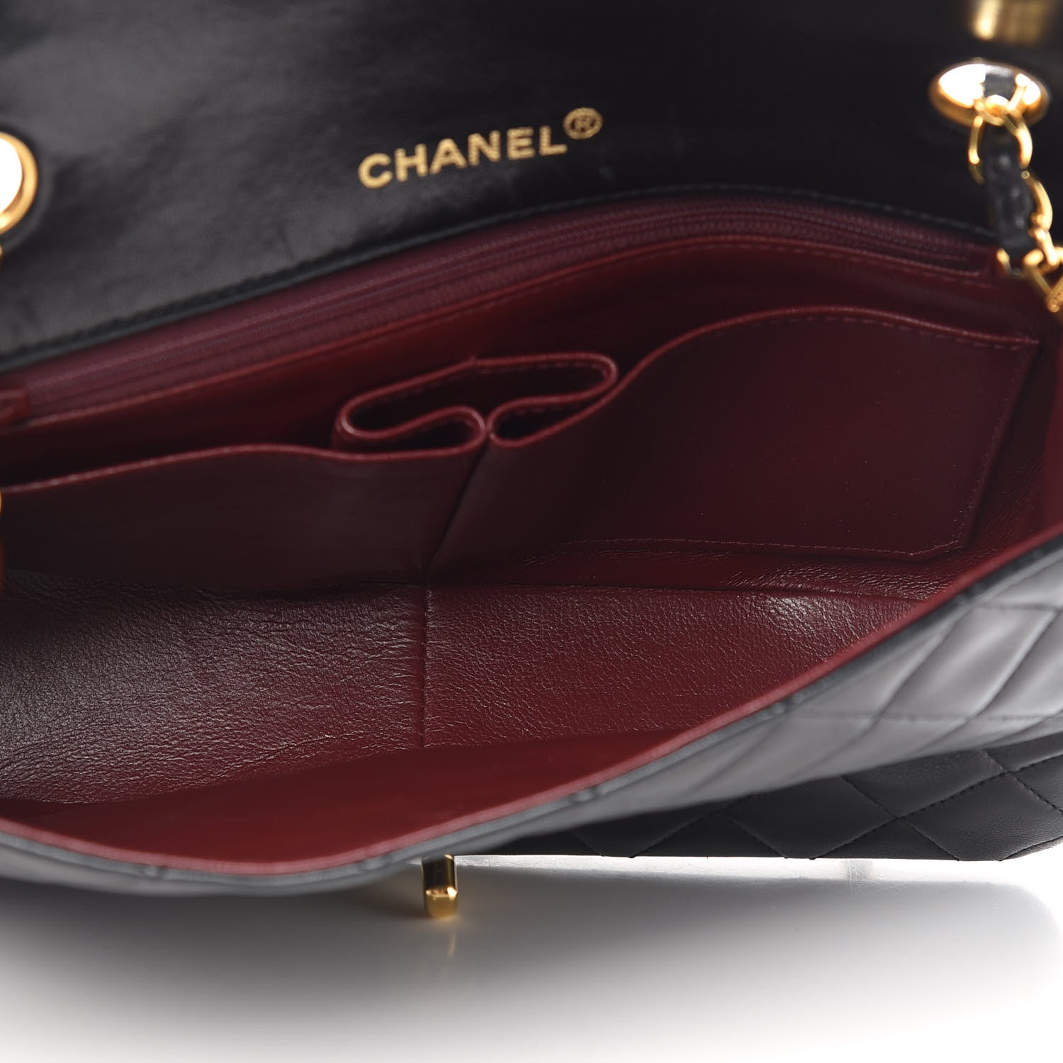 Chanel Lambskin Quilted Small Single Flap Bag Black 5 of 15