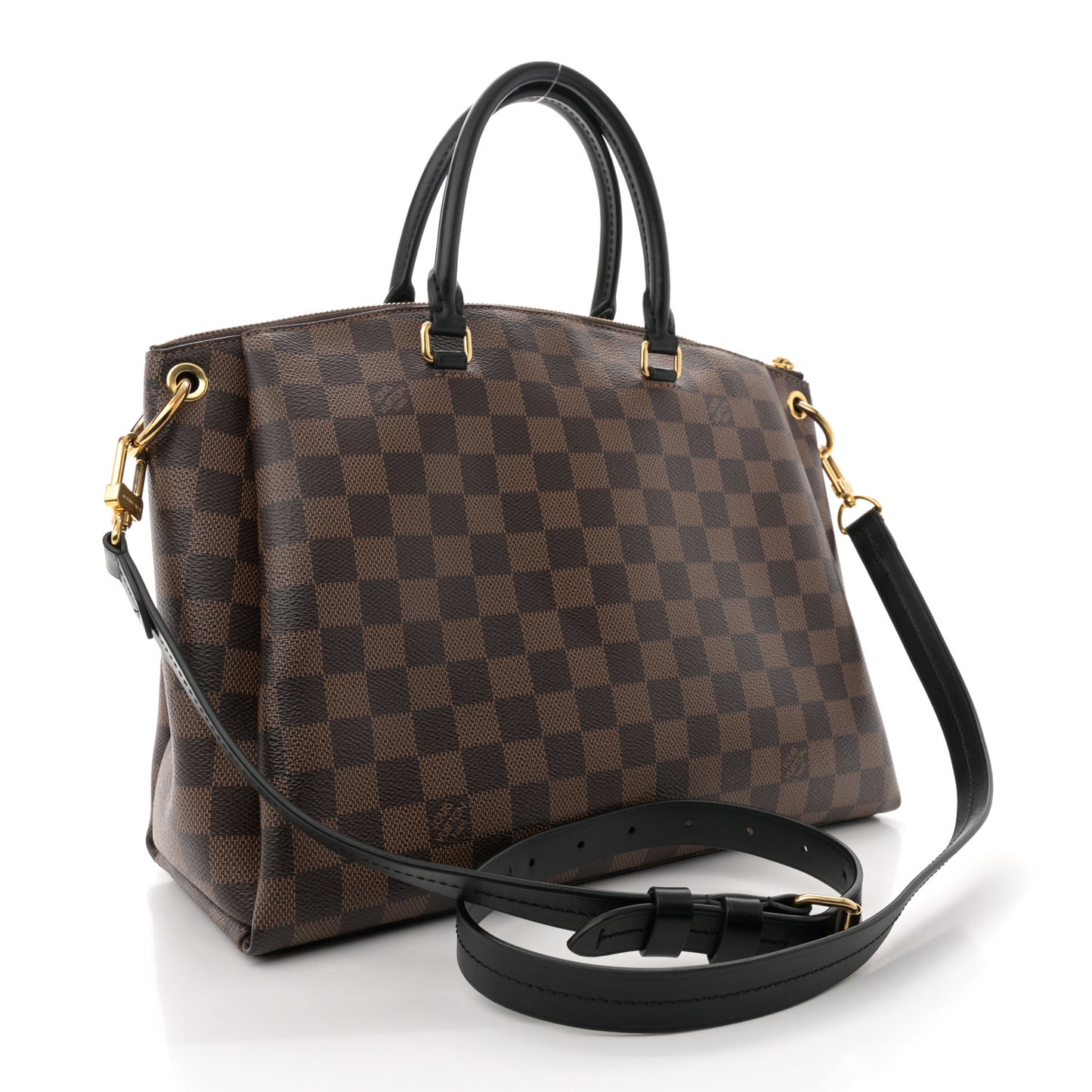 Damier Ebene Odeon Tote MM Black