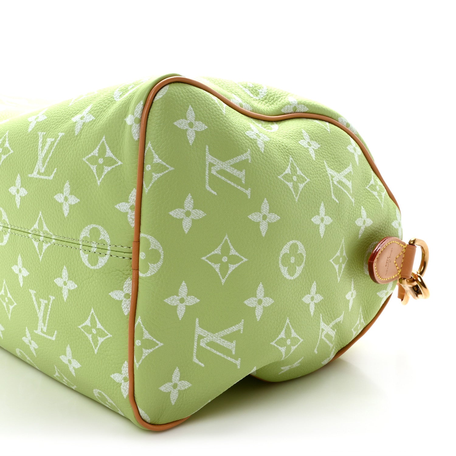 Louis Vuitton Calfskin Monogram Speedy P9 Bandouliere 30 Frozen Lime Vert Clair 10 of 10