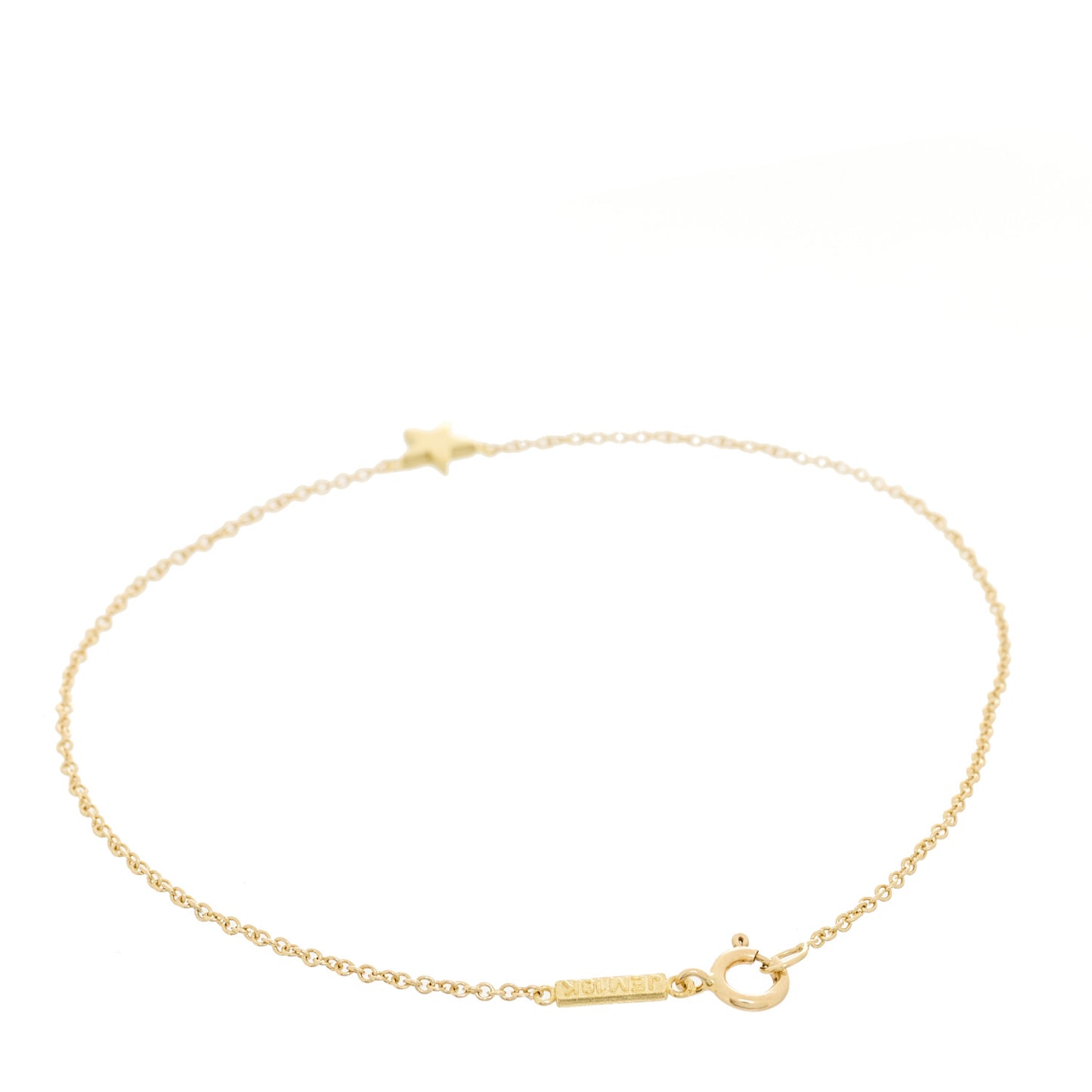 18K Yellow Gold Mini Star Bracelet
