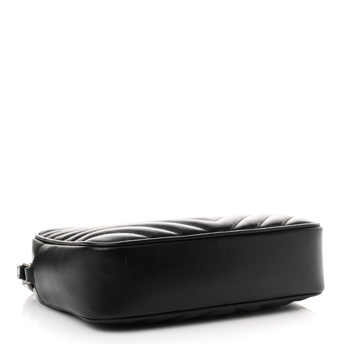Calfskin Matelasse Monogram Lou Camera Bag Black