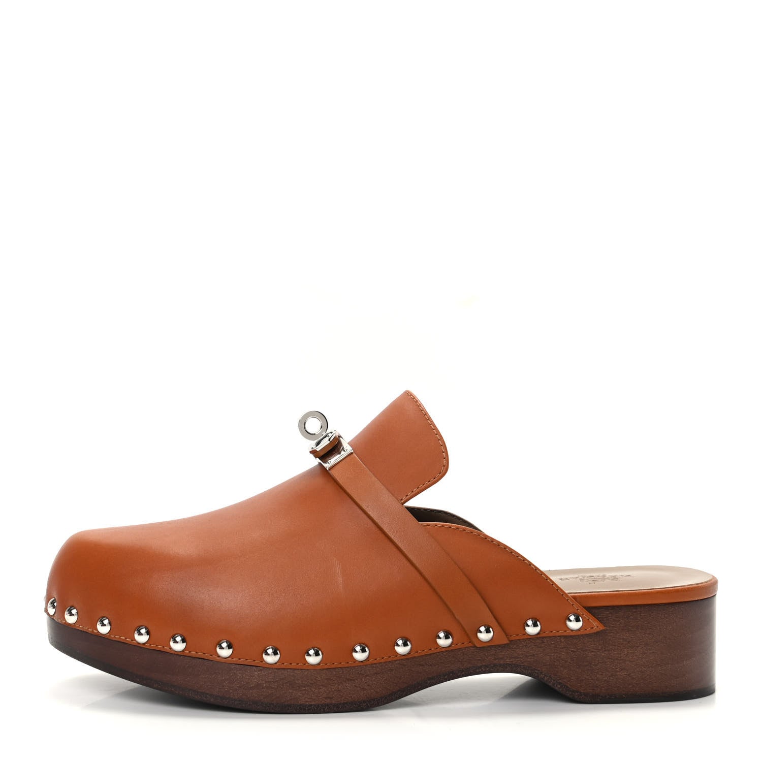 Hermes Heritage Calfskin Carlotta Mules 39 Naturel 1 of 7