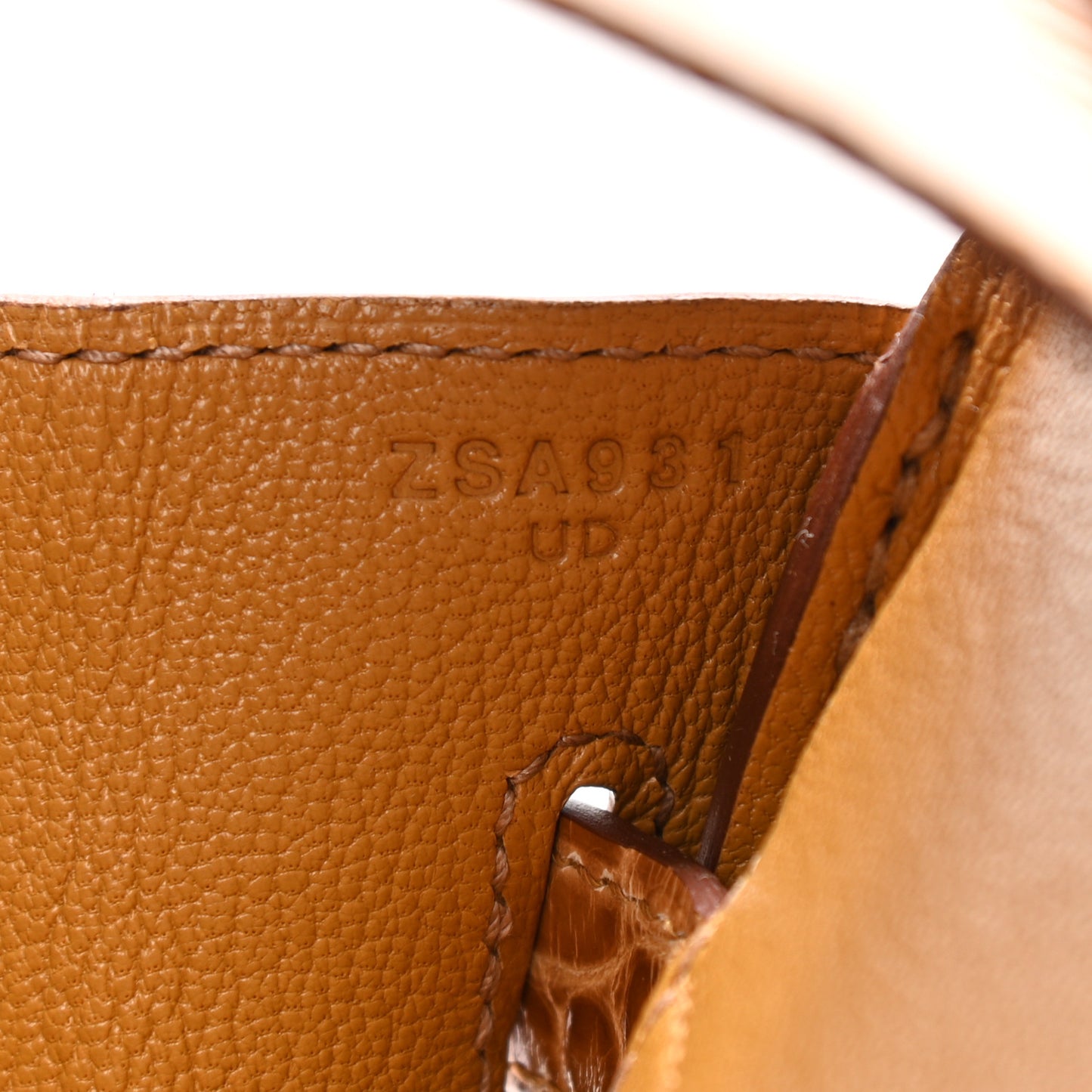 Ostrich Shiny Alligator Birkin Touch 30 Saffron