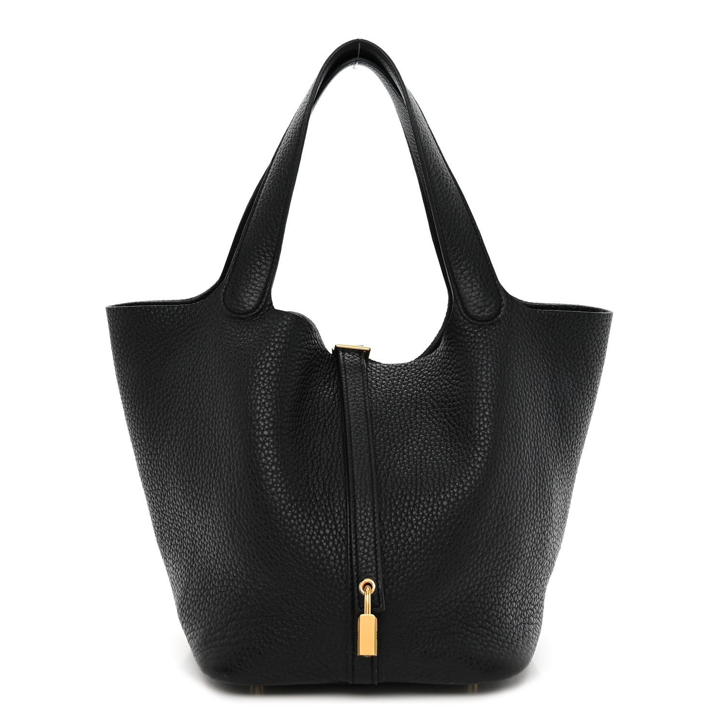 Taurillon Clemence Picotin Lock 22 MM Black