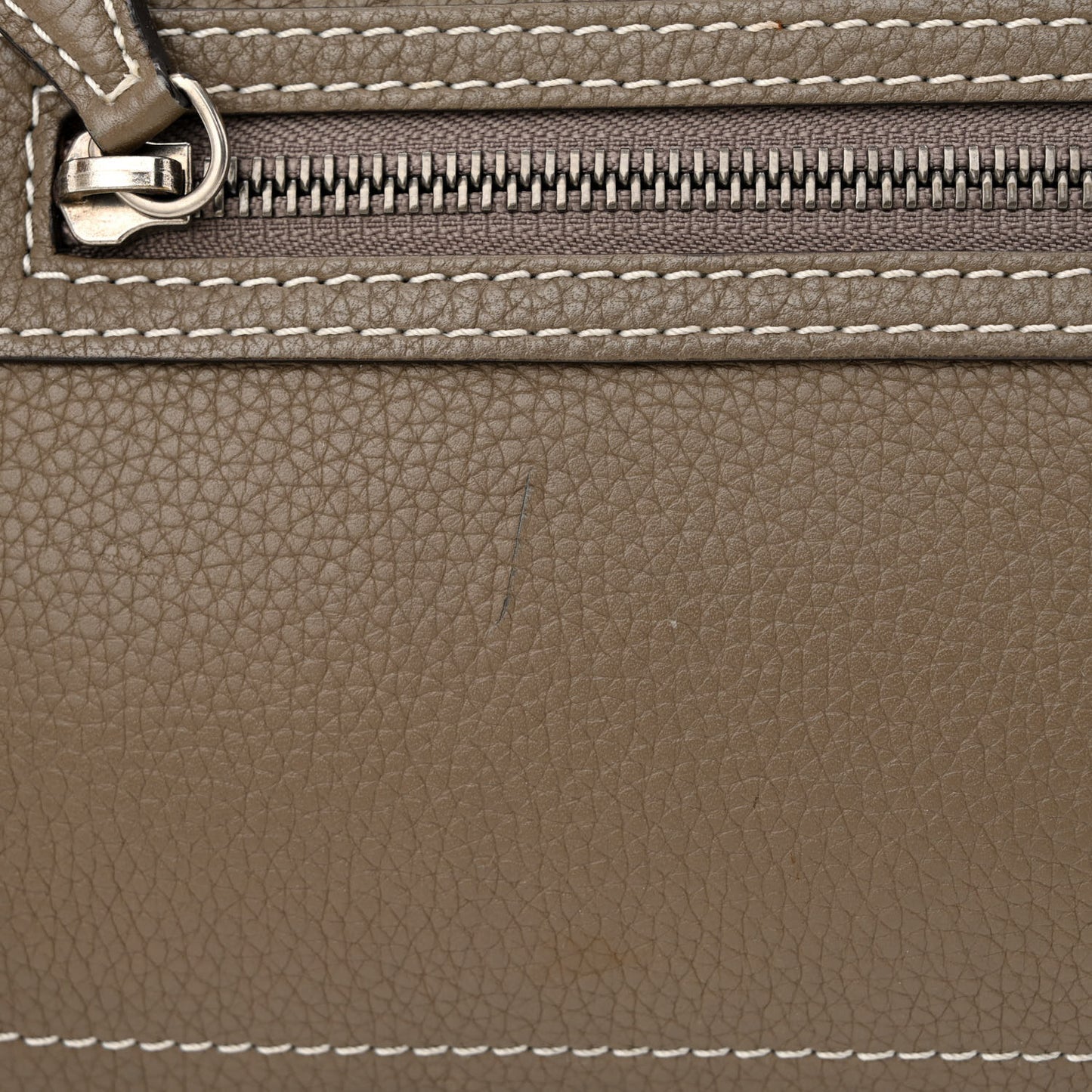 Drummed Calfskin Micro Luggage Souris