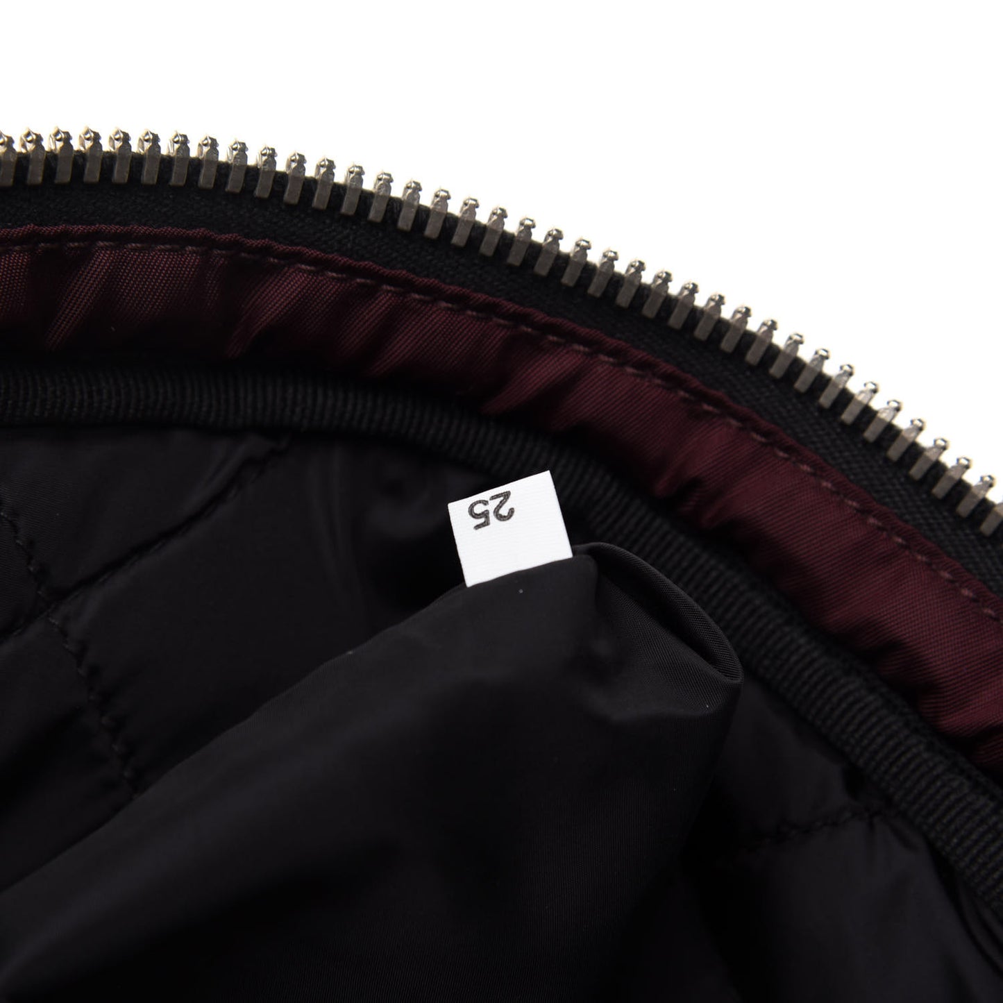 Tessuto Nylon Bomber Dome Satchel Bordeaux