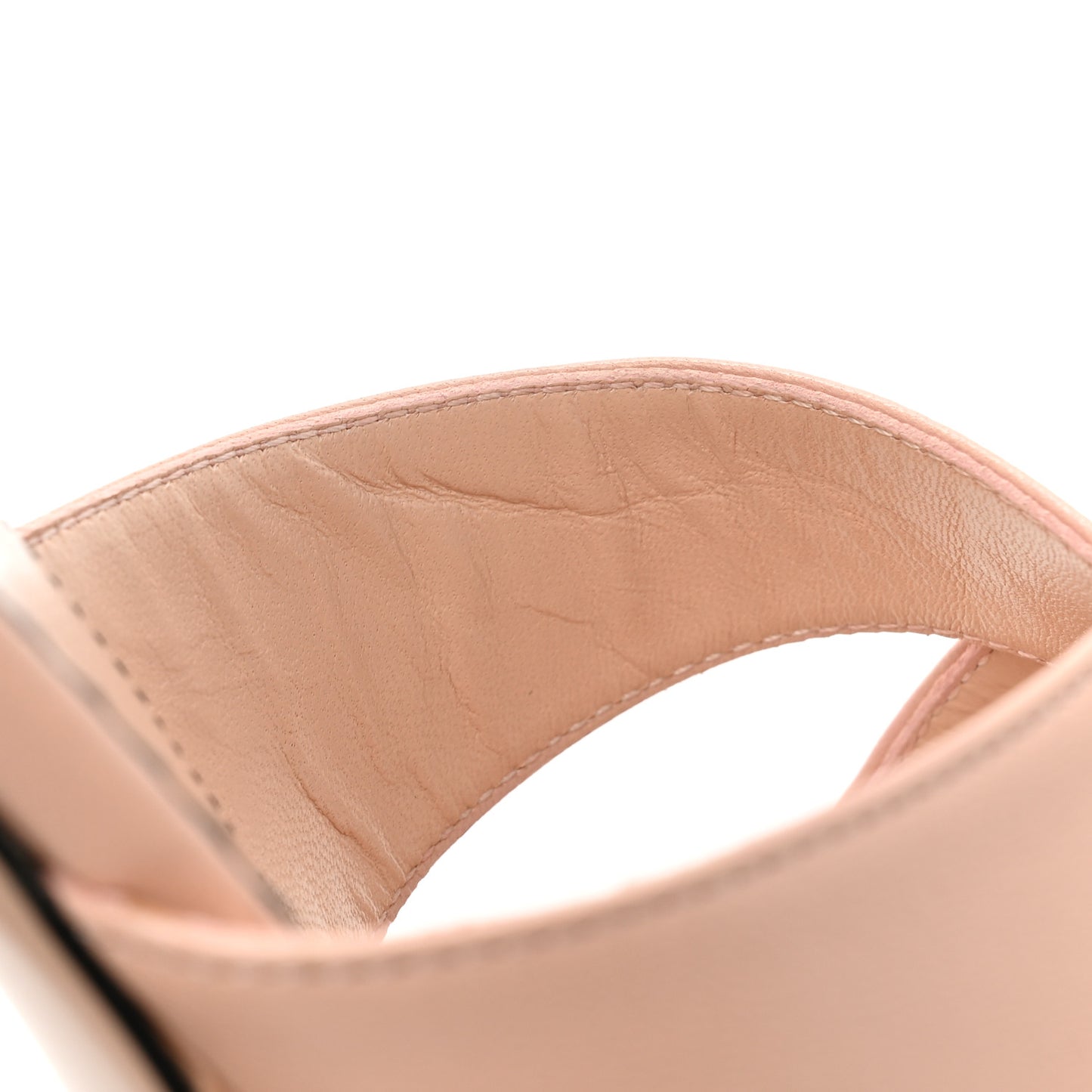 Malaga Kid Interlocking G Studs 155mm Platform Sandals 39 Perfect Pink