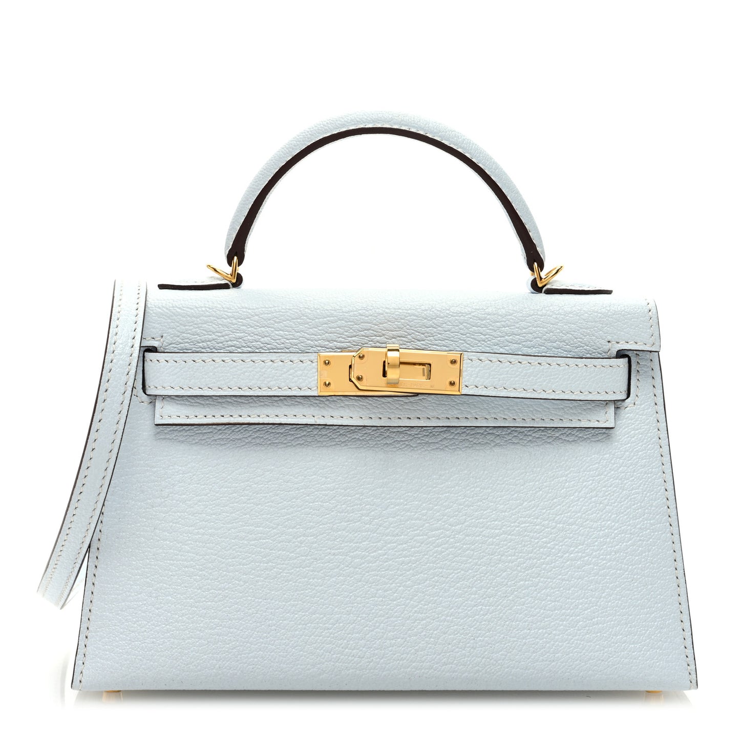 Chevre Mysore Mini Kelly Sellier 20 Bleu Brume