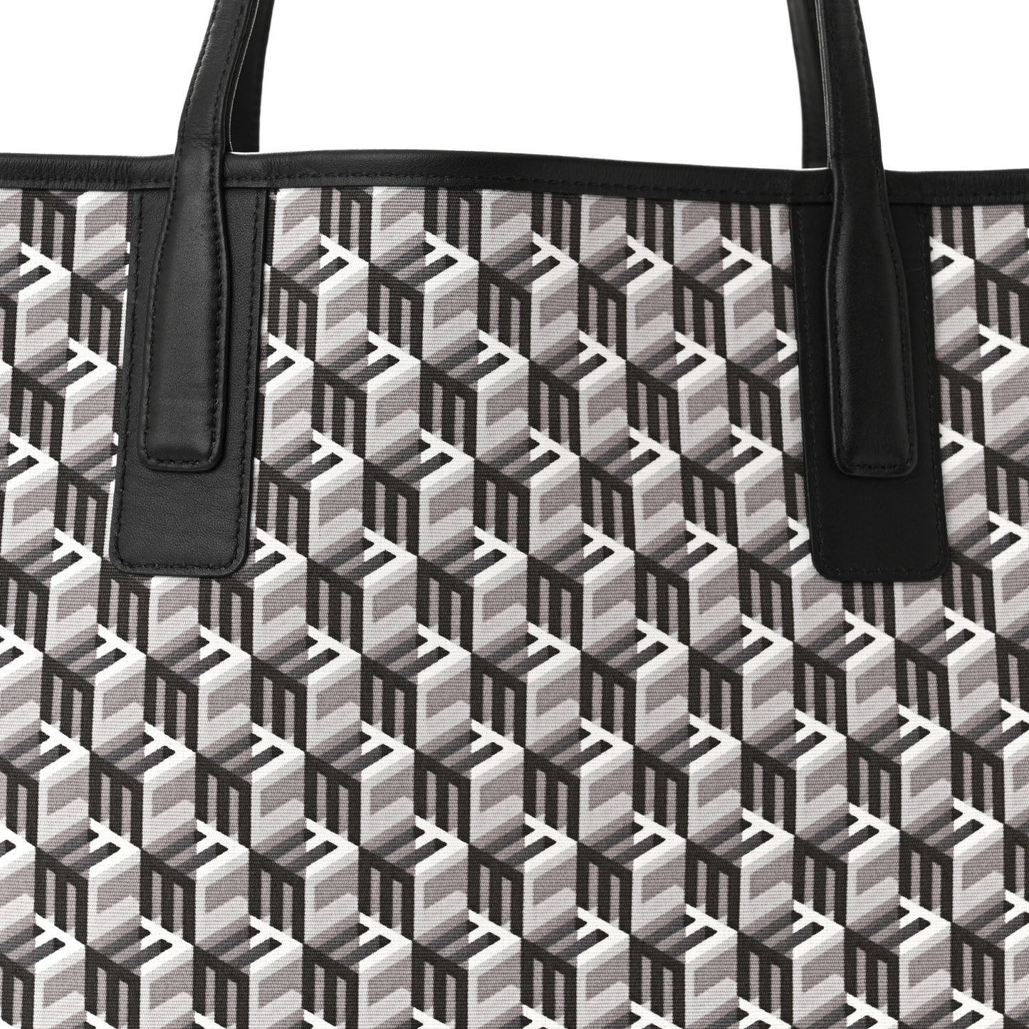 Visetos Medium Liz Reversible Shopper Tote Black