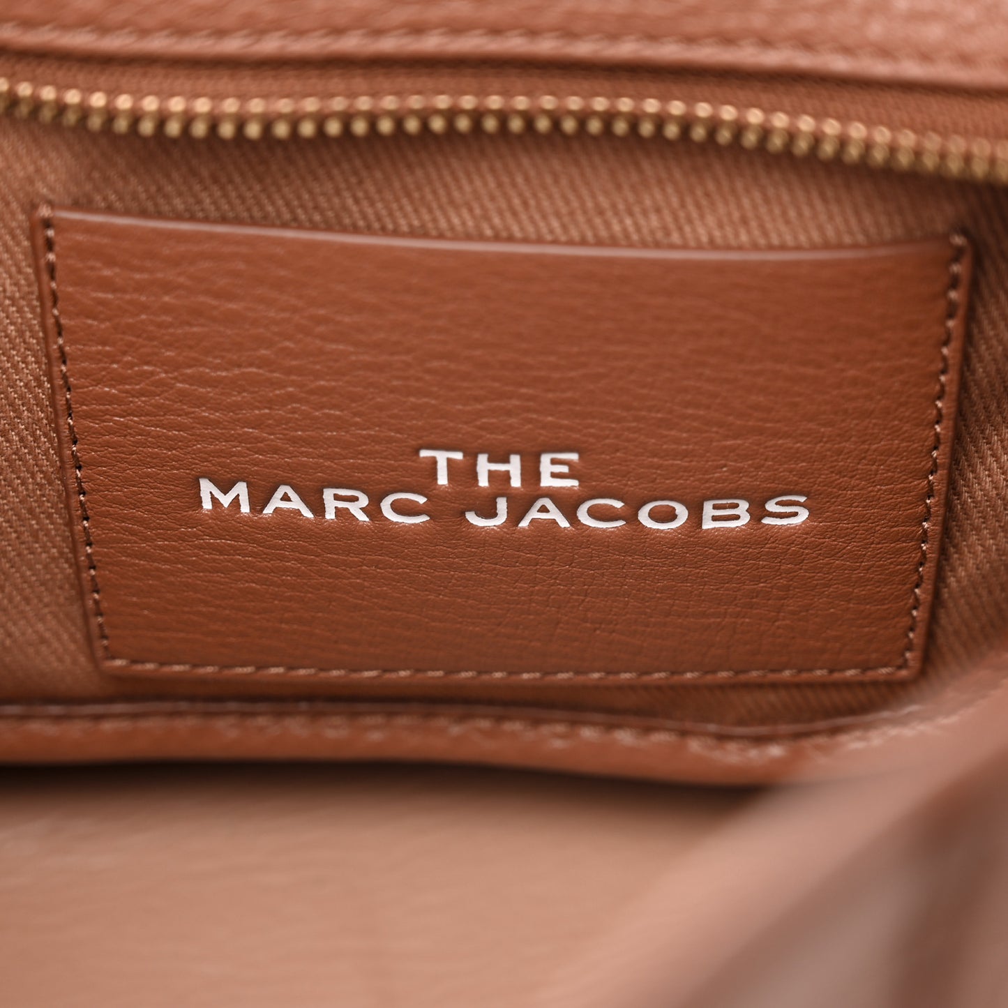 Grained Calfskin Mini The Tote Bag Argan Oil