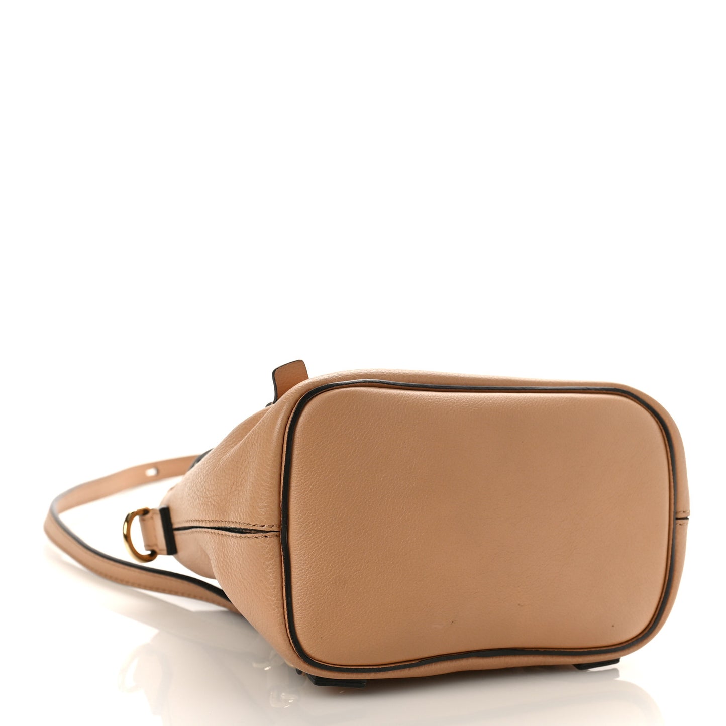 Suede Calfskin Mini Faye Backpack Blush Nude