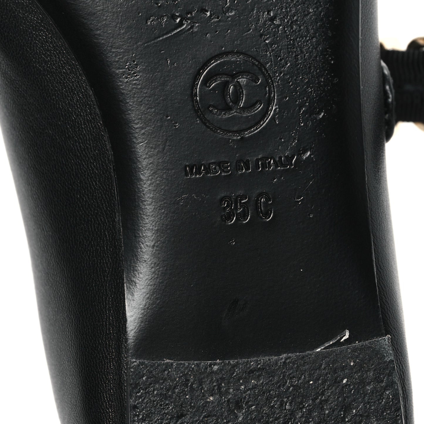 Lambskin Mary Jane Flats 35 Black