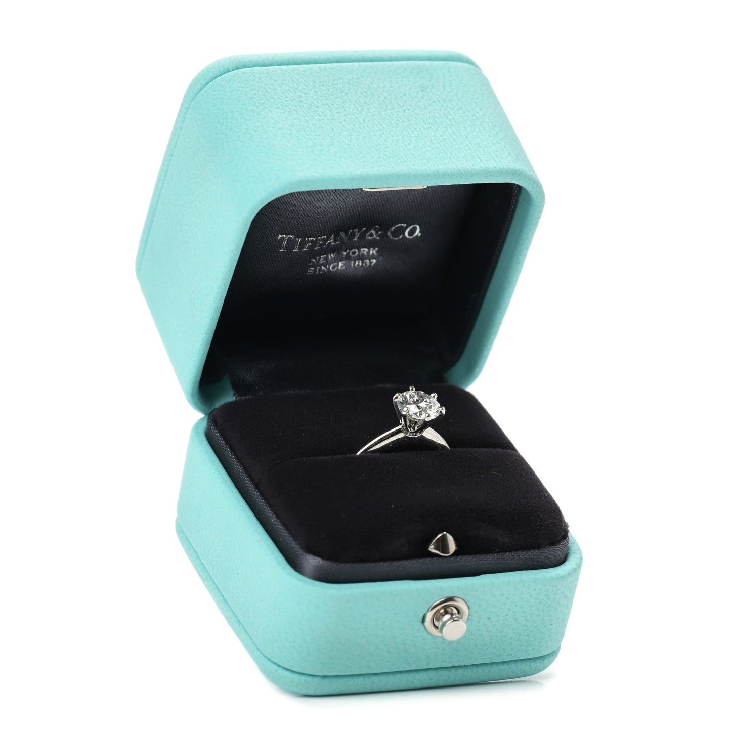 Platinum Diamond 1.06ct Solitaire Engagement Ring 47 4
