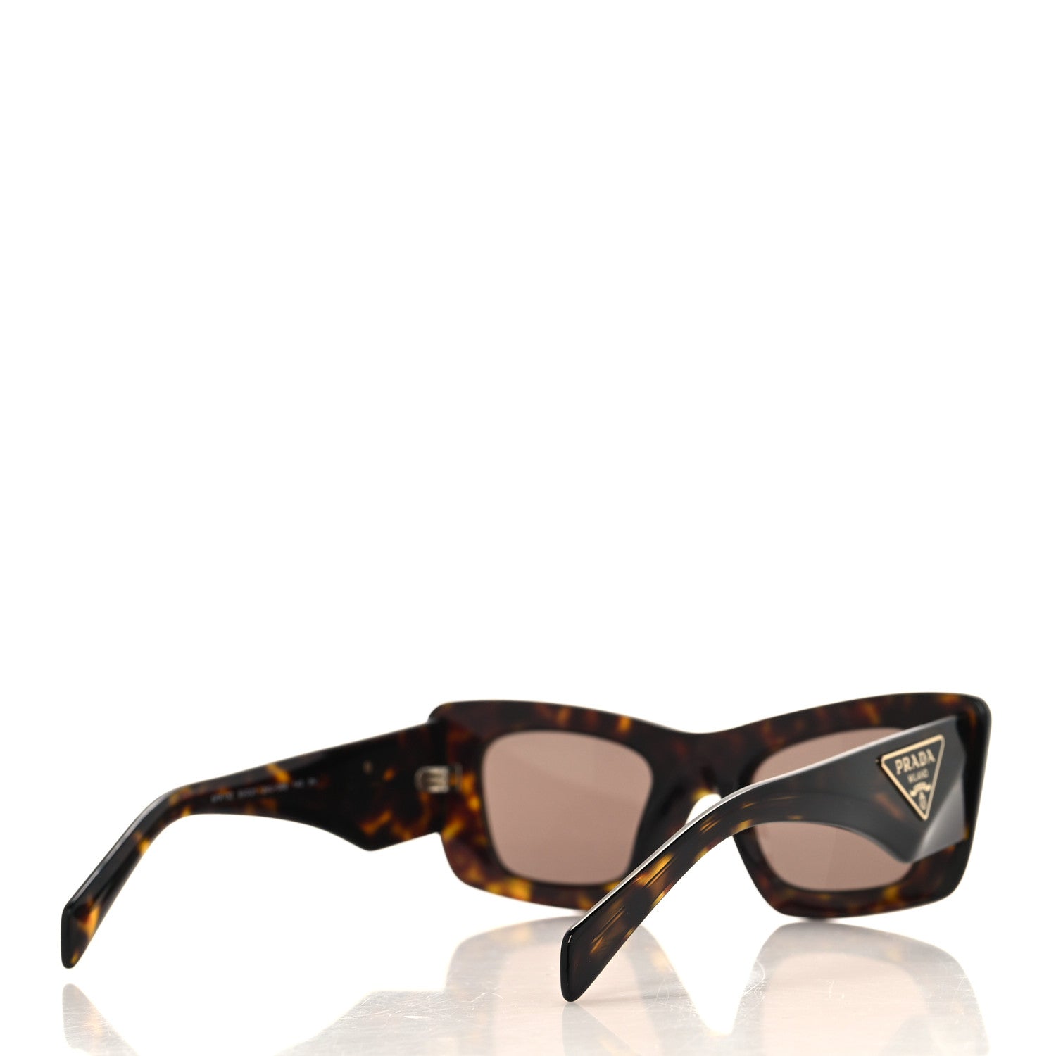 Prada Acetate Symbole Sunglasses SPR 13Z Havana 4 of 6