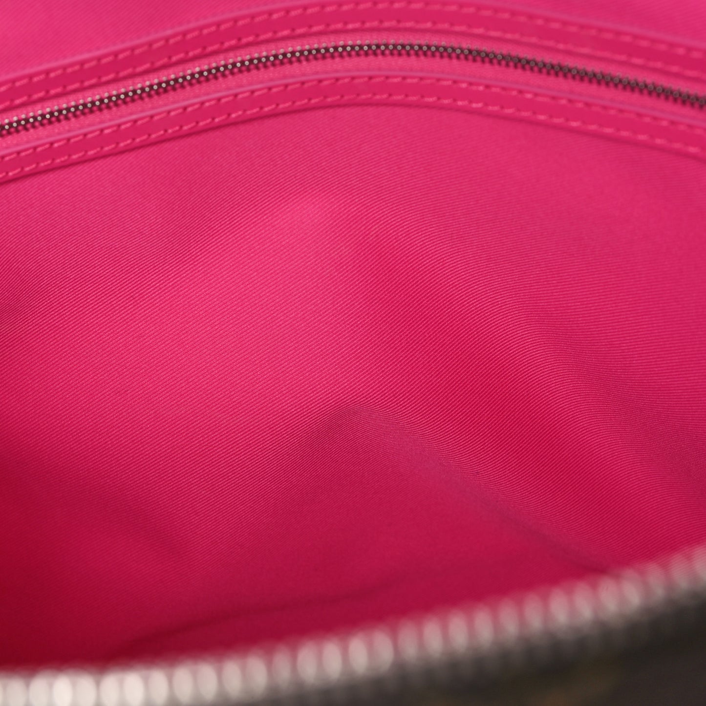 Monogram Macassar Keepall Bandouliere 50 Fuchsia