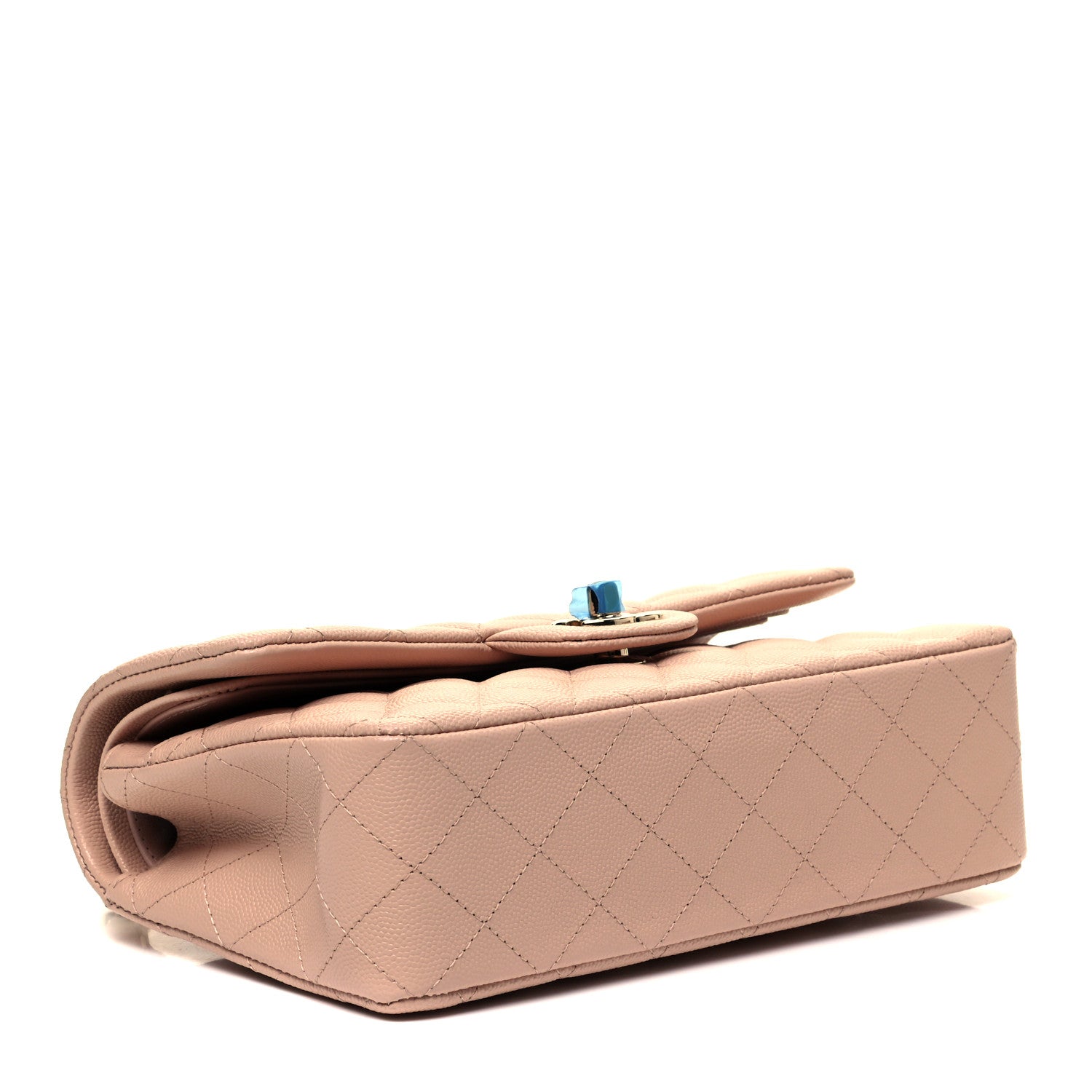 Chanel Caviar Quilted Small Double Flap Light Beige 3 of 8