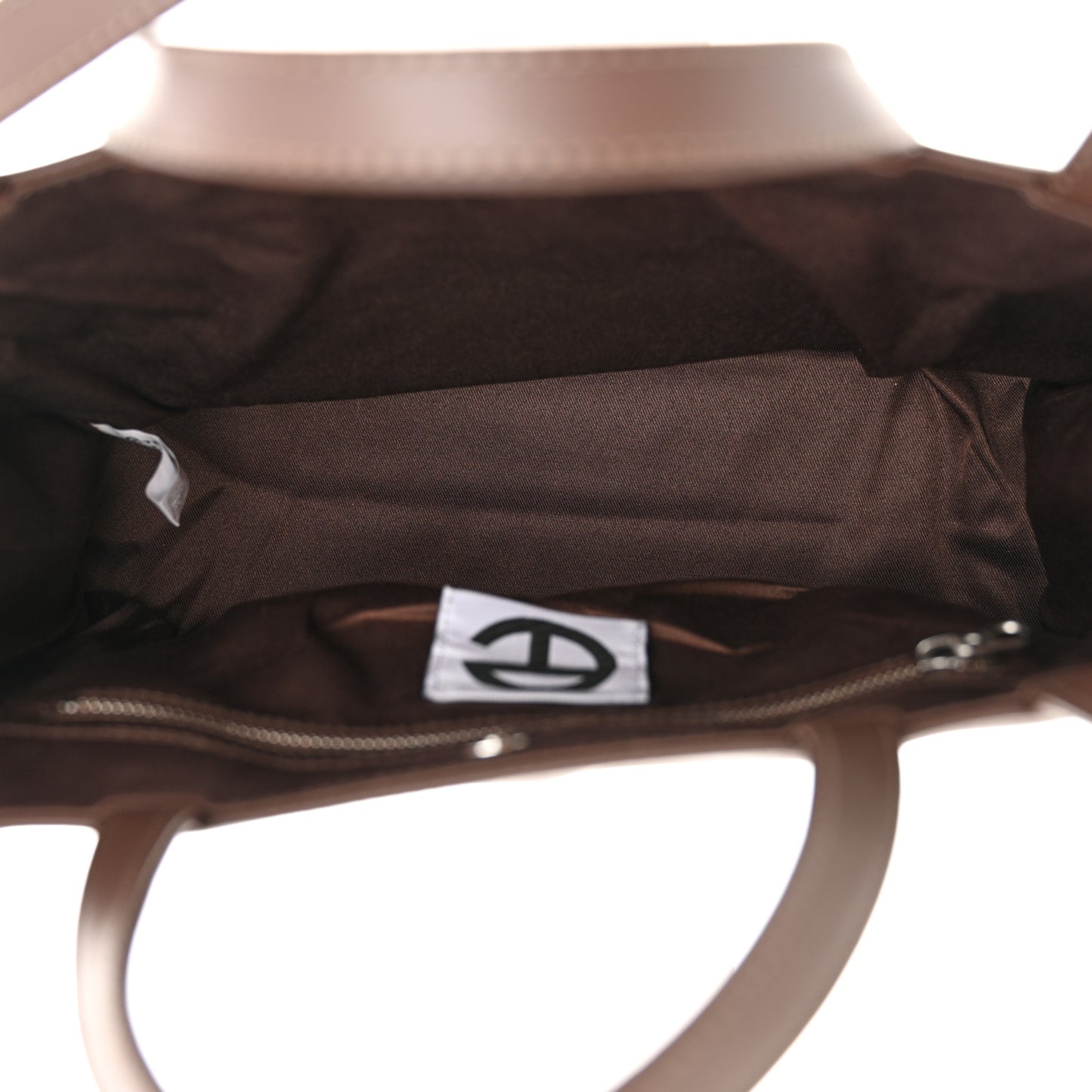 Vegan Leather Medium Shopping Bag Chocolate