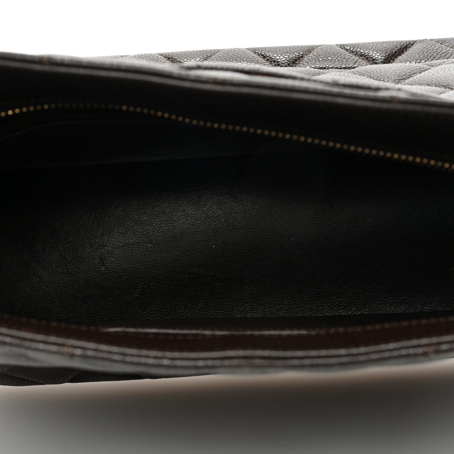 Chanel Caviar Quilted Medallion Tote Dark Brown 5 of 10