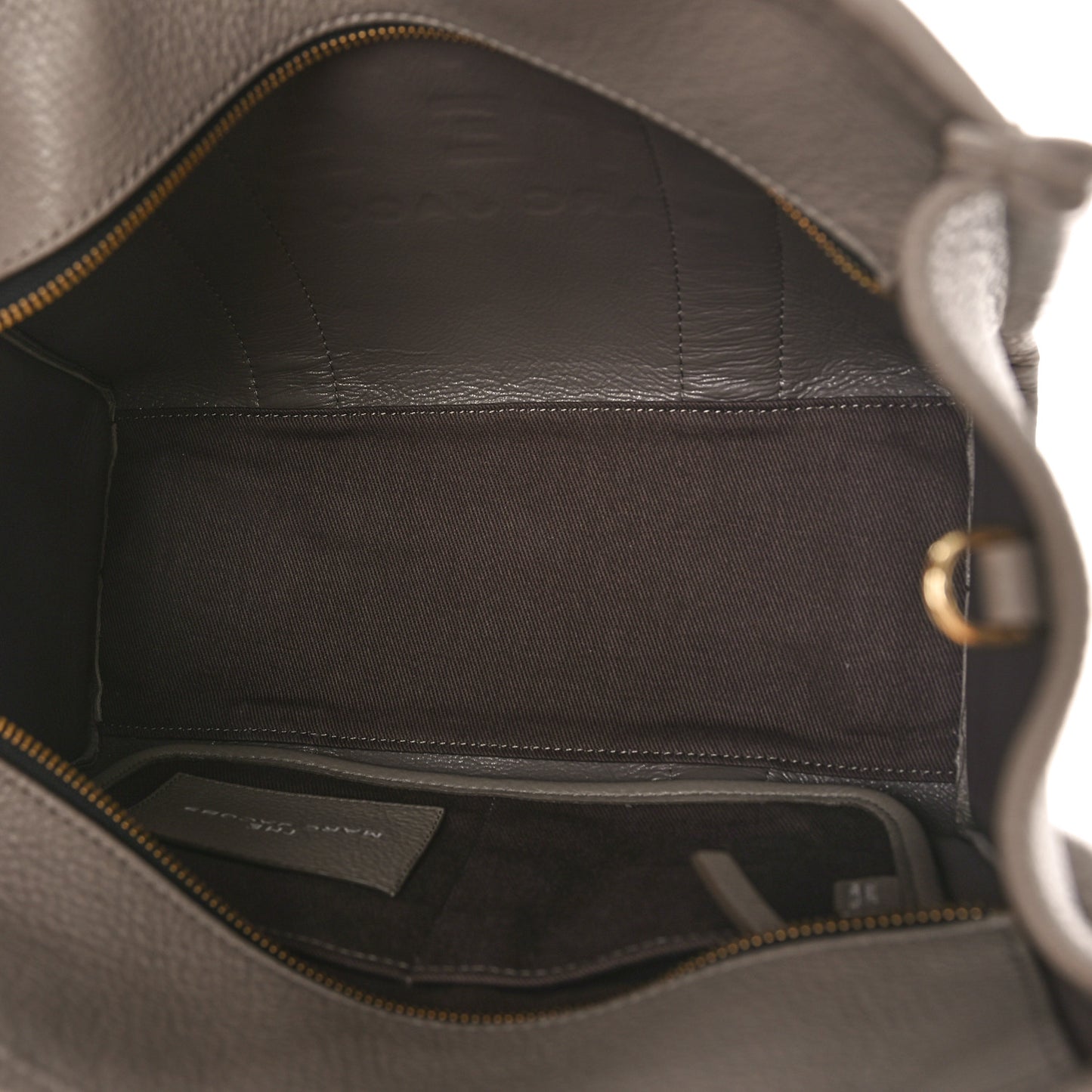 Grained Calfskin Small The Tote Bag Cement