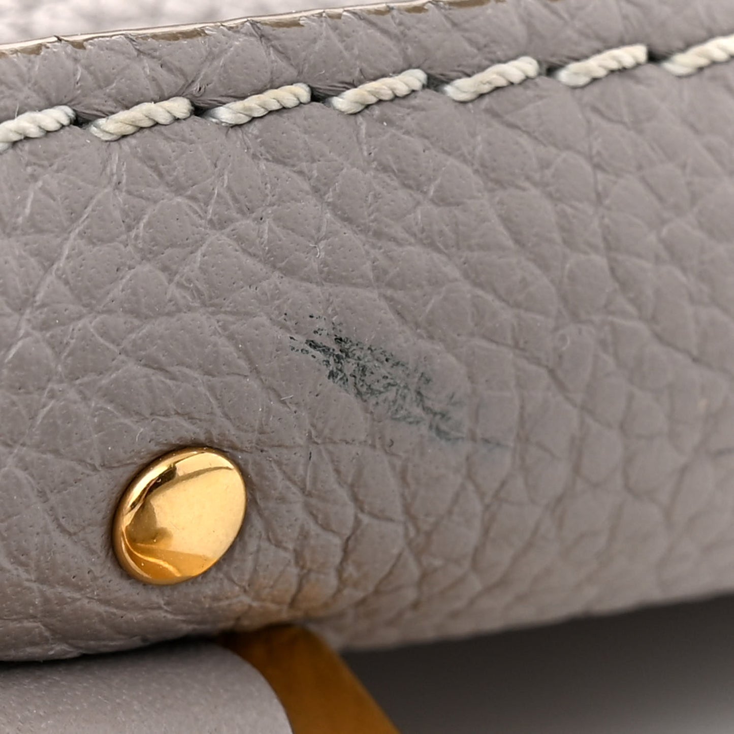 Calfskin Large New Marcie Tote Cashmere Grey