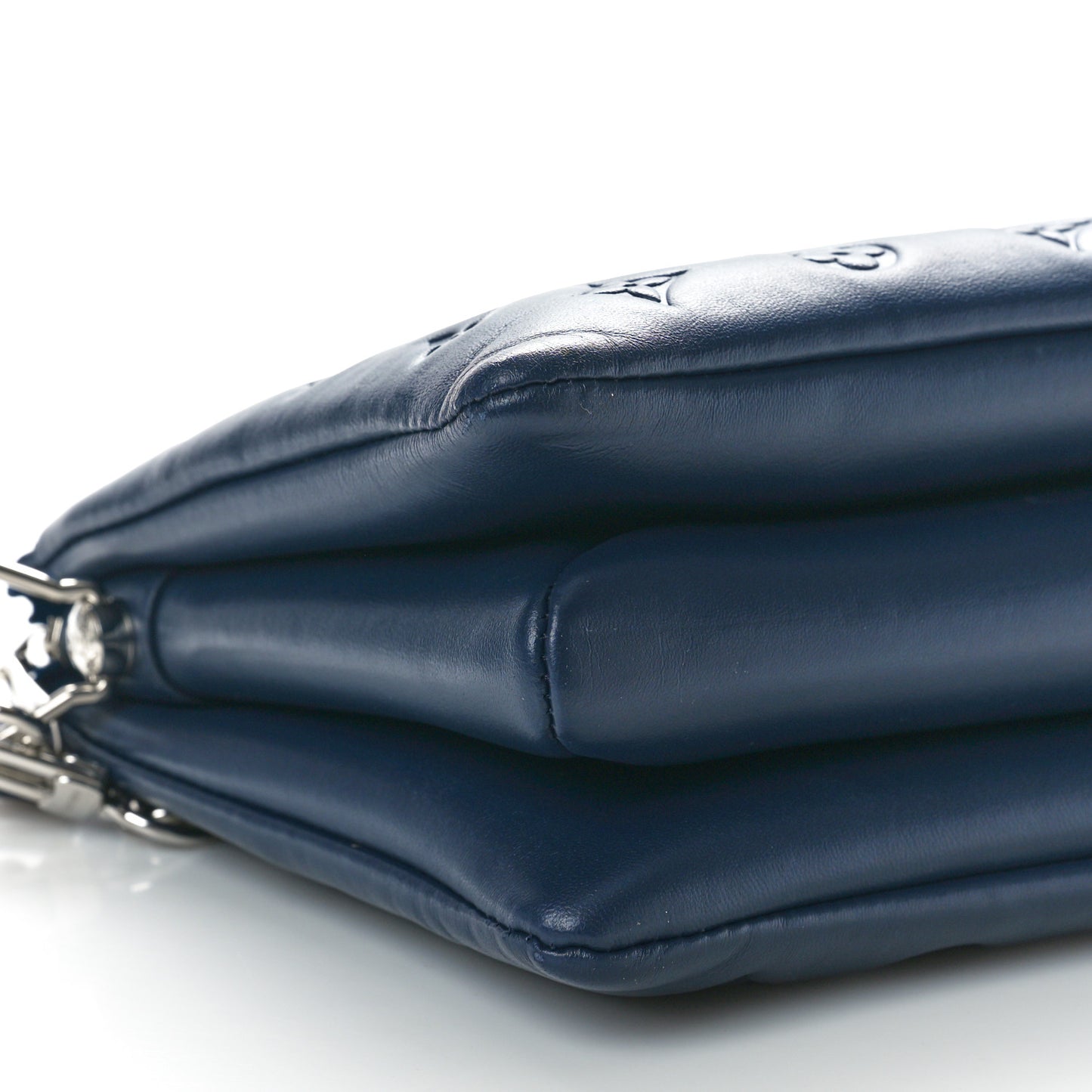 Lambskin Embossed Monogram Coussin PM Storm