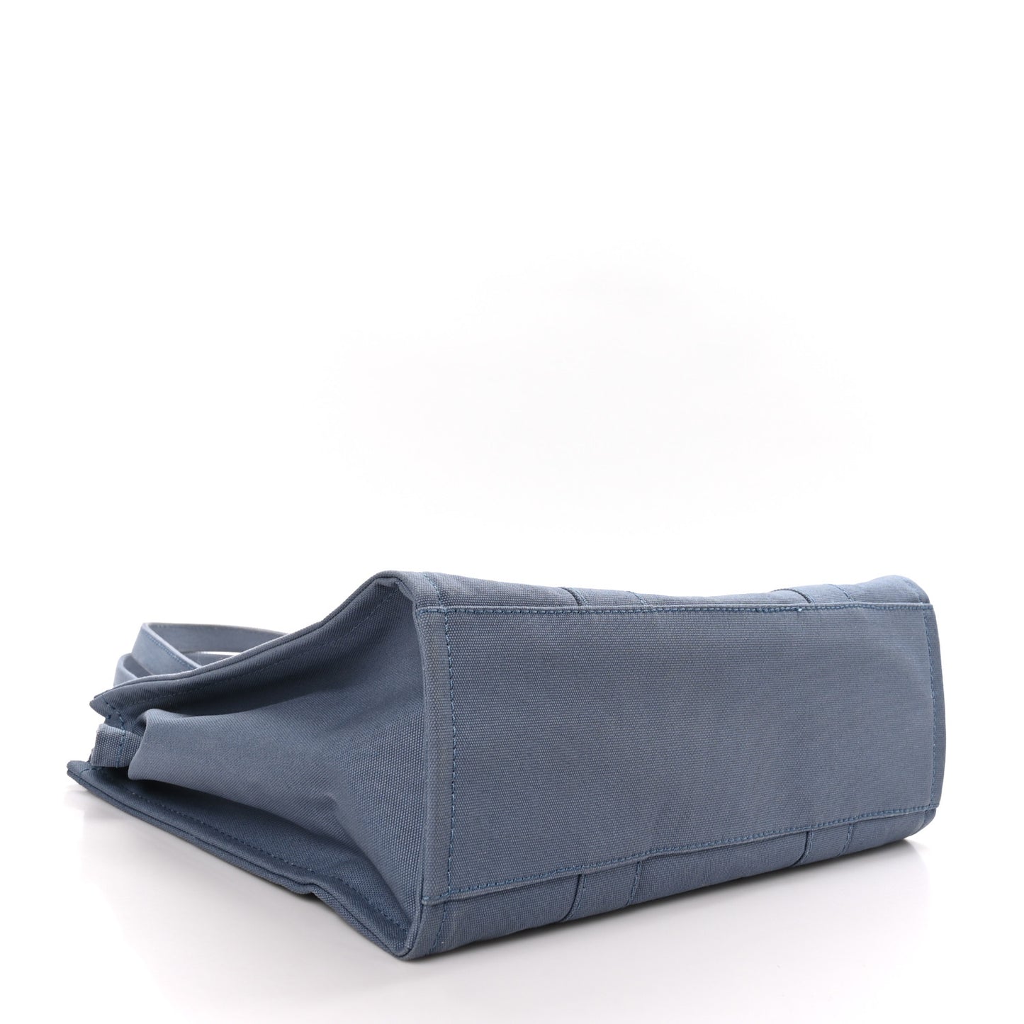 Cotton Canvas The Traveler Tote Bag Blue