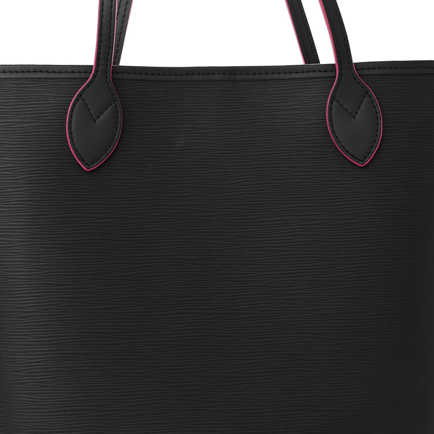 Epi Neverfull MM Black Hot Pink