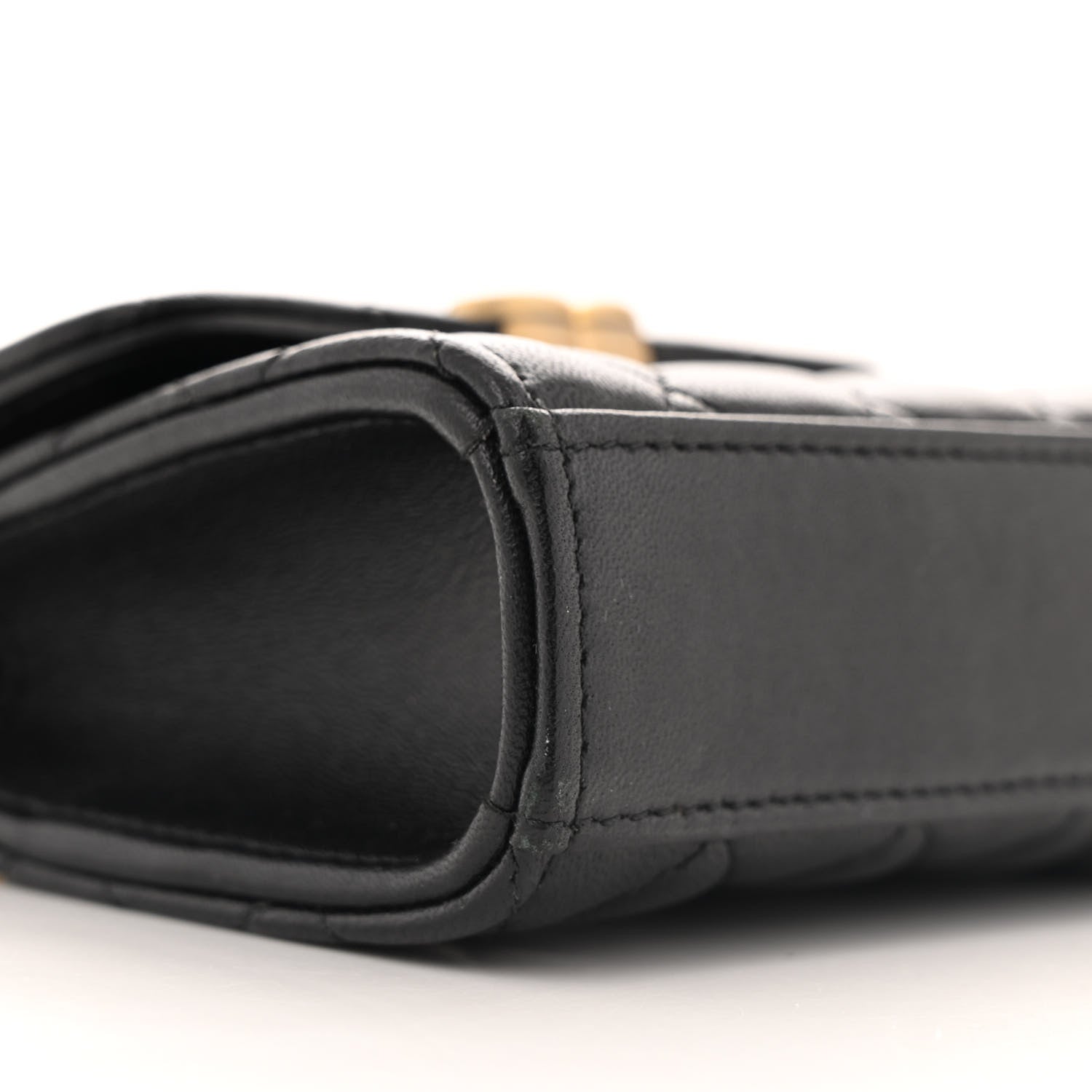 Chanel Lambskin Enamel Quilted Mini Top Handle Flap Black 9 of 12