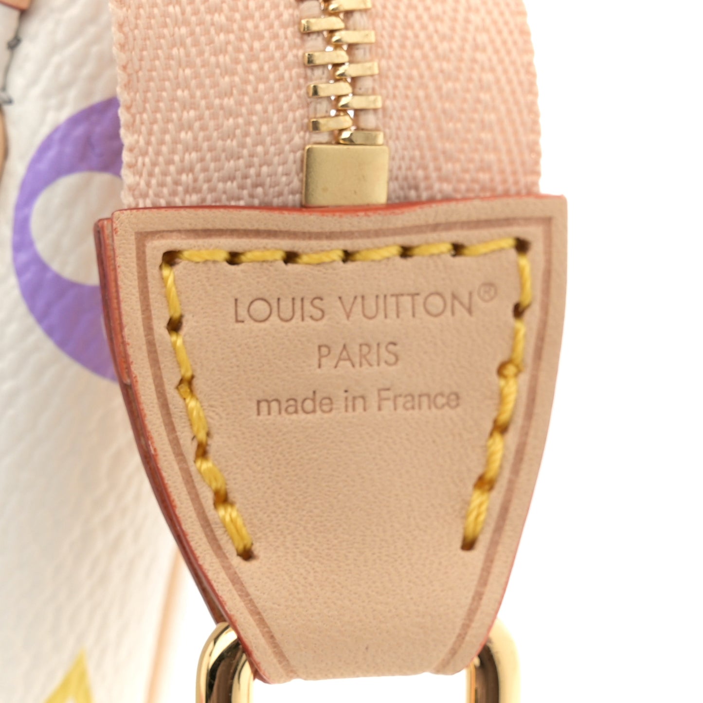 LV X TM Monogram Multicolor Pochette Accessories White
