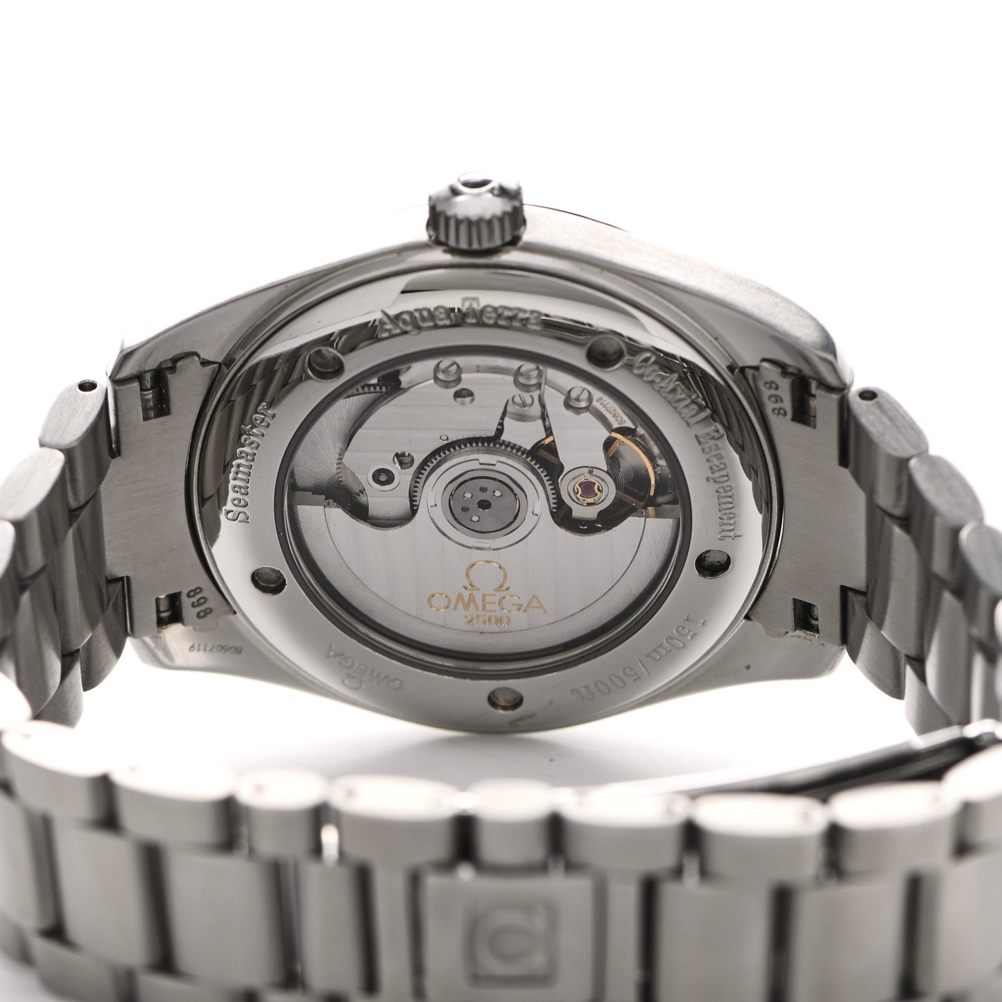 Stainless Steel 39mm Seamaster Aqua Terra Quartz Watch White 2503.33.00