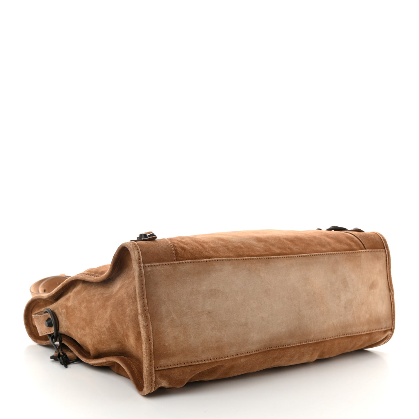 Suede Calfskin Classic Hardware Medium Le City Camel