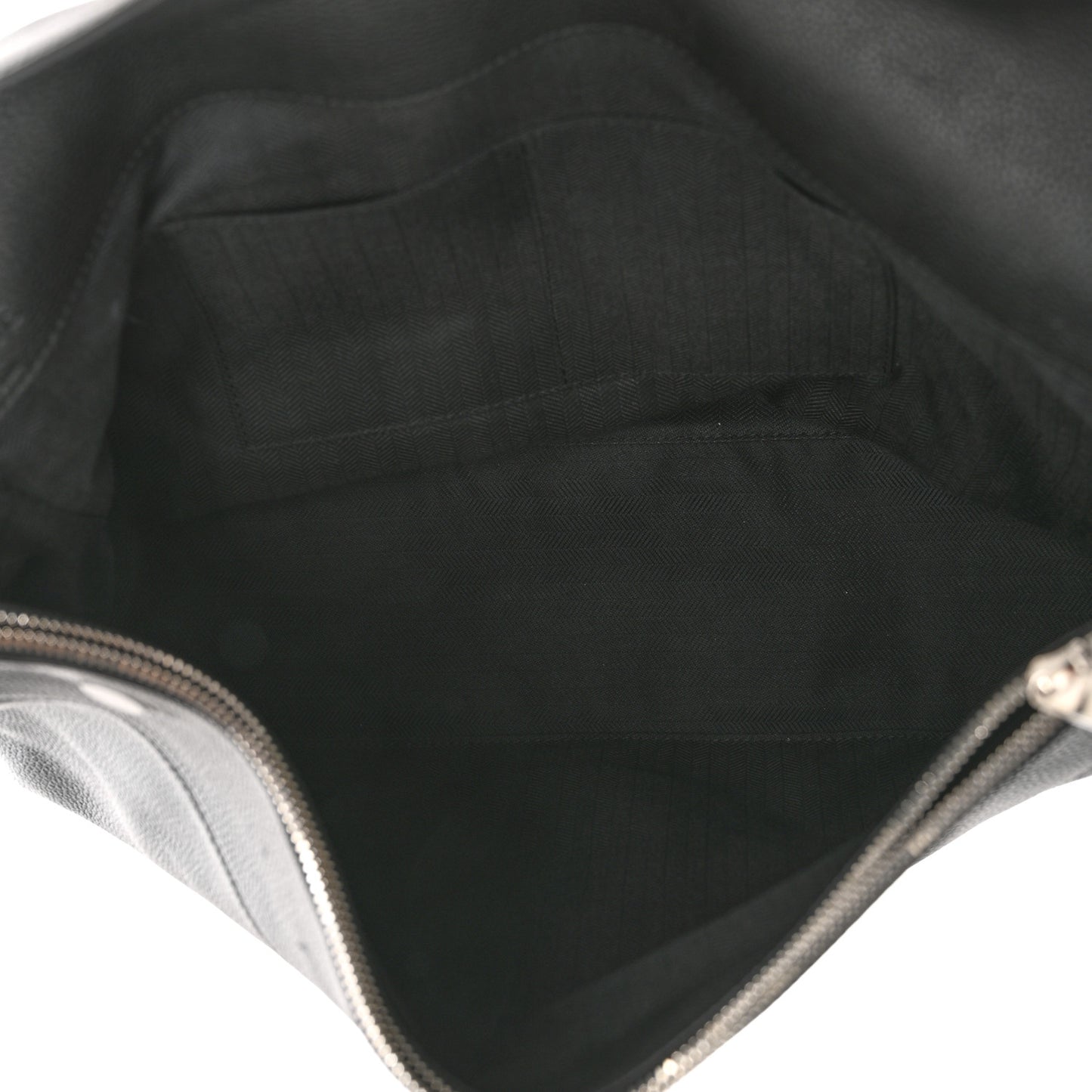 Calfskin Puzzle Messenger Bag Black