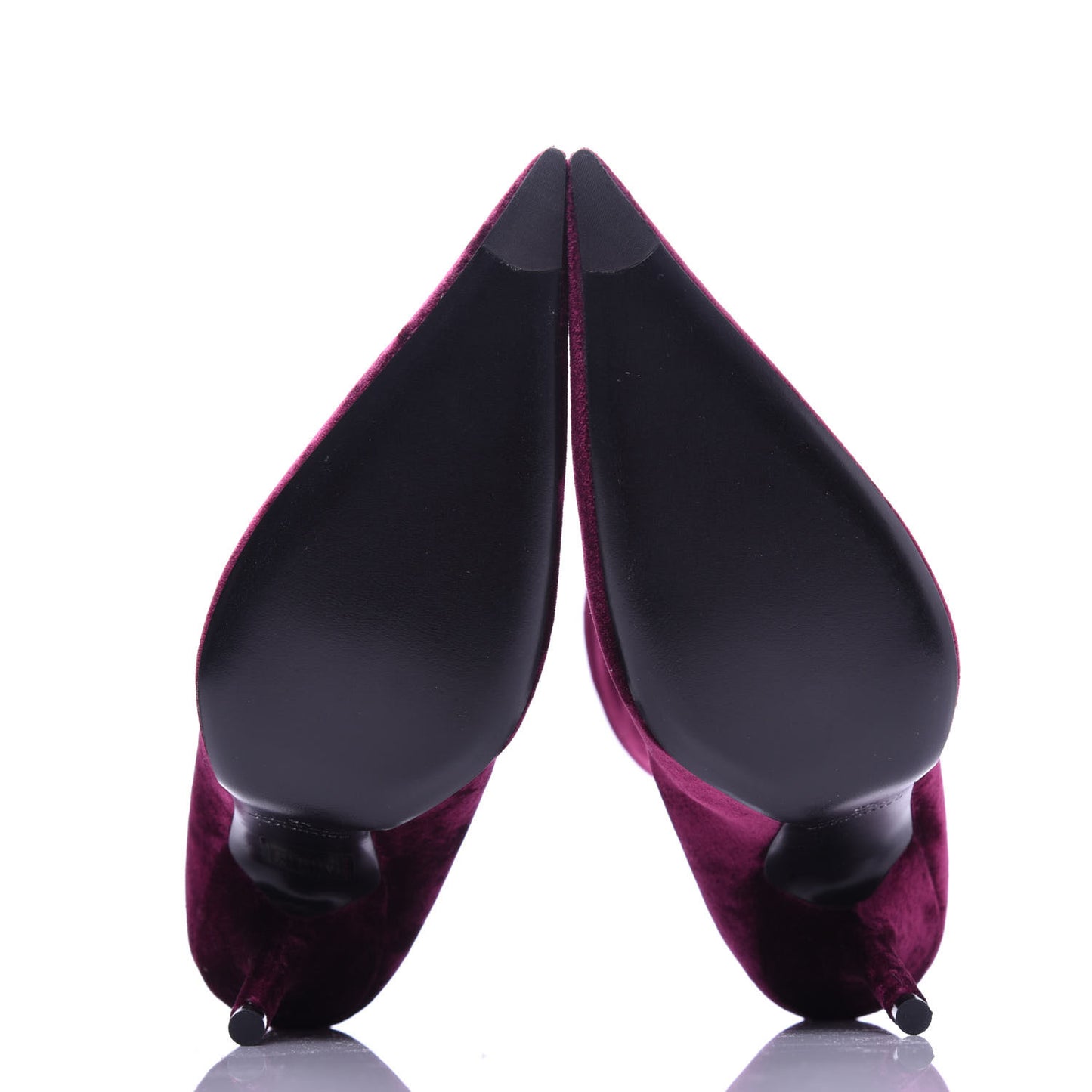 Velvet Extreme Pointed Toe Knife Booties 39 Rouge Prune