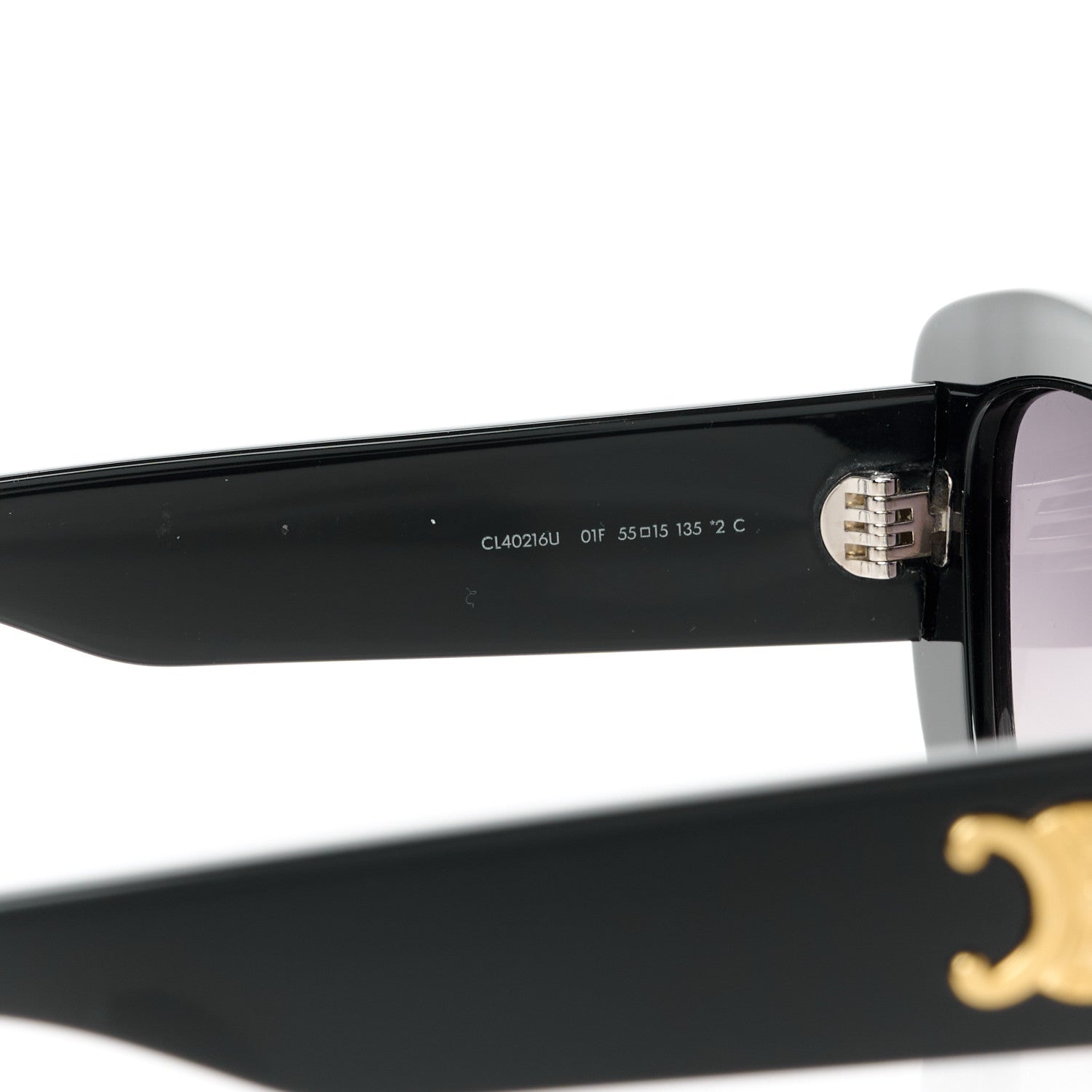 Celine Acetate Sunglasses CL40216U Black 5 of 9