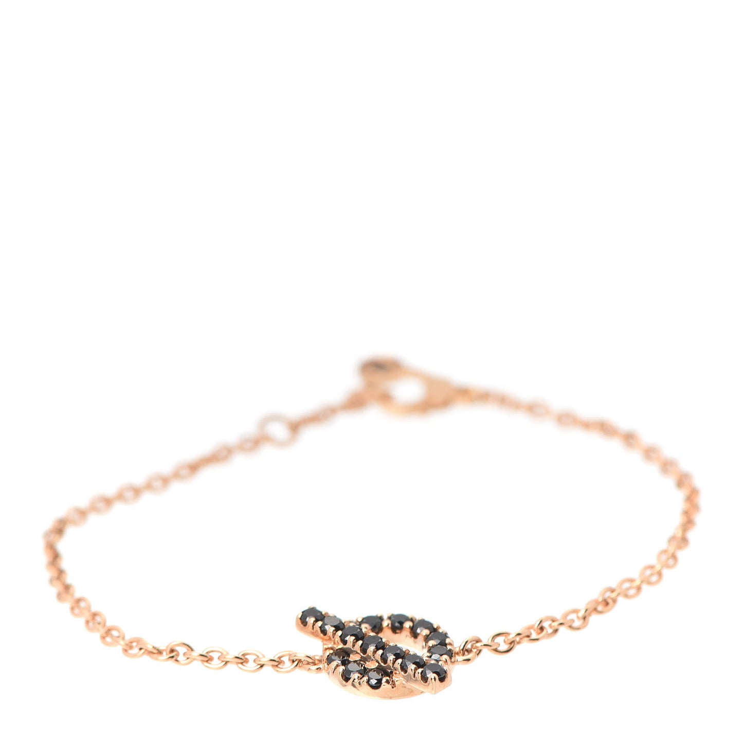 18K Rose Gold Black Spinel Finesse Bracelet SH