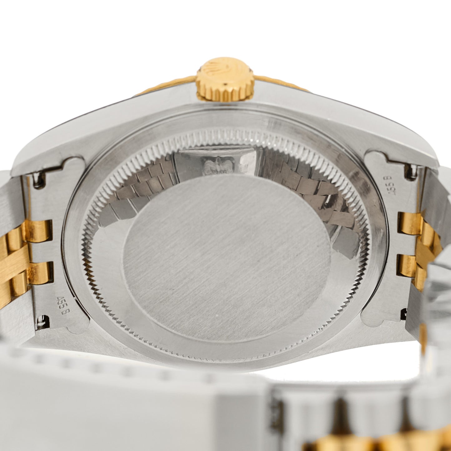 Stainless Steel 18K Yellow Gold Diamond 36mm Oyster Perpetual Datejust Watch Champagne 16233