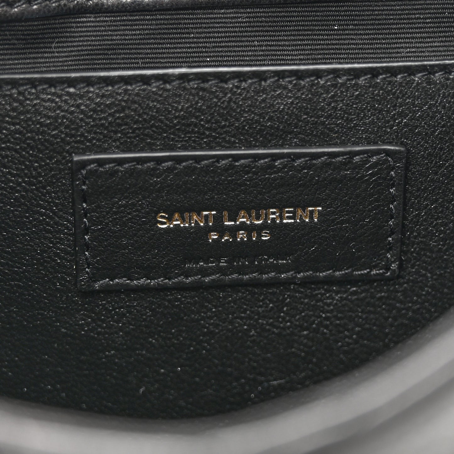 Lambskin Quilted Monogram Mini Nolita Black