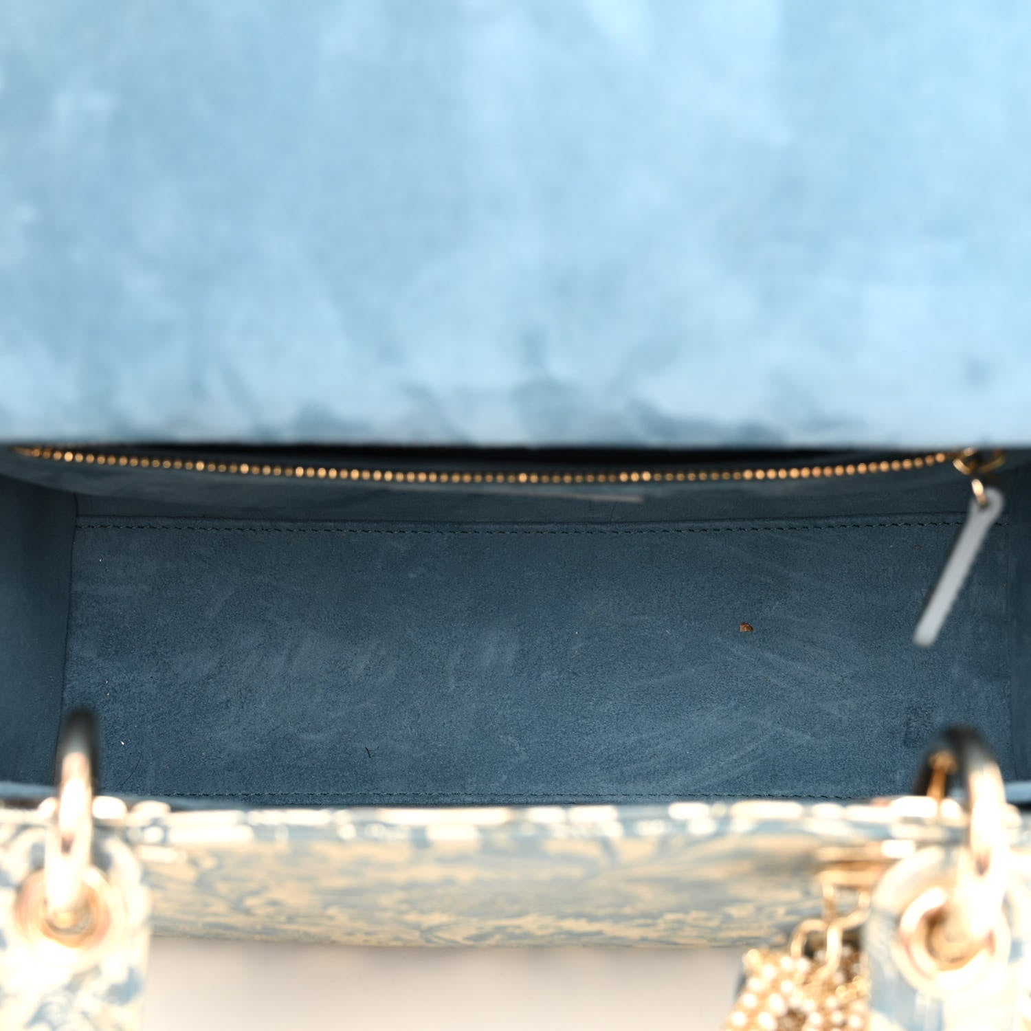 Christian Dior Metallic Calfskin Medium Brocart Lady Dior Multicolor 5 of 9
