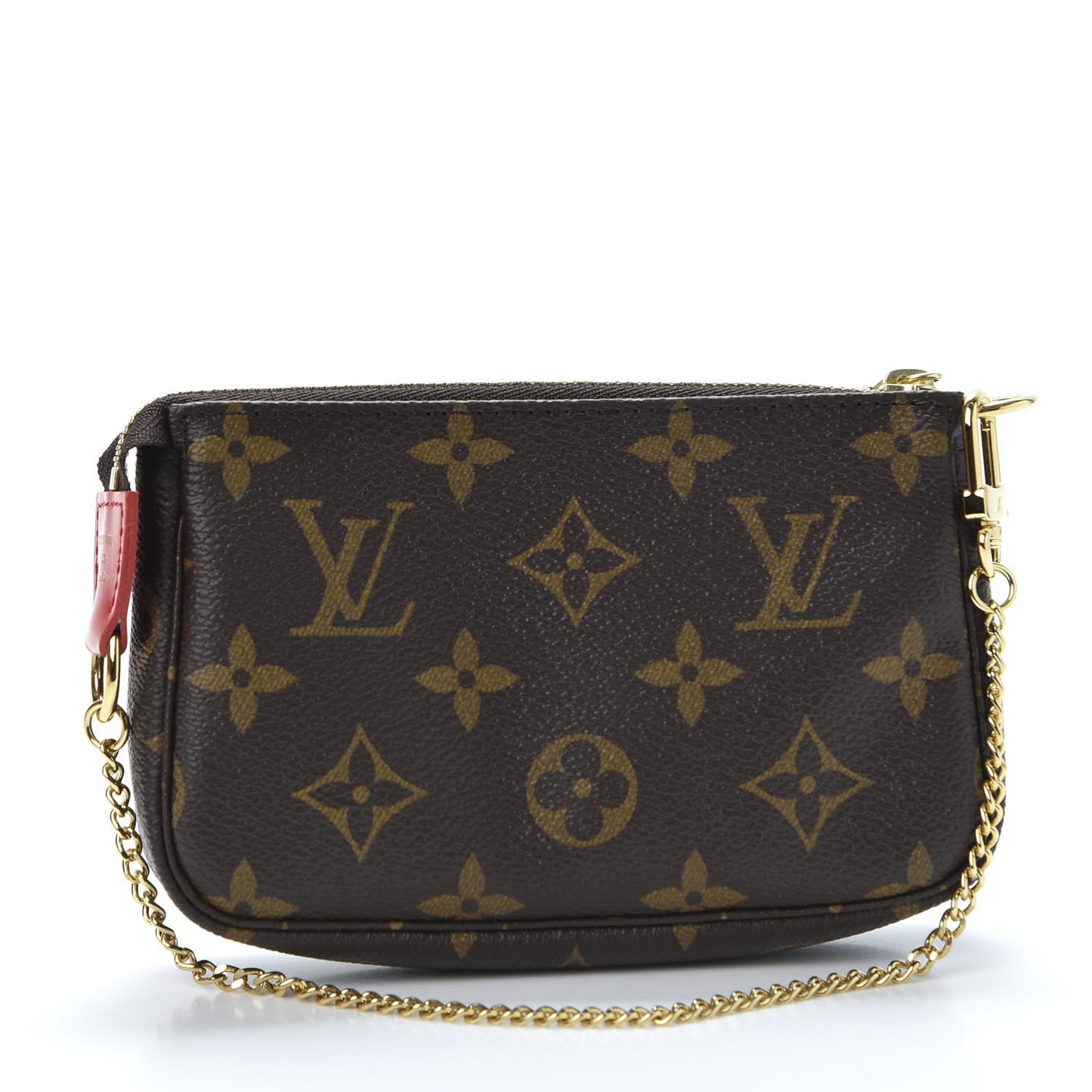 Monogram 2020 Christmas Animation Bumper Cars Mini Pochette Accessories Coquelicot