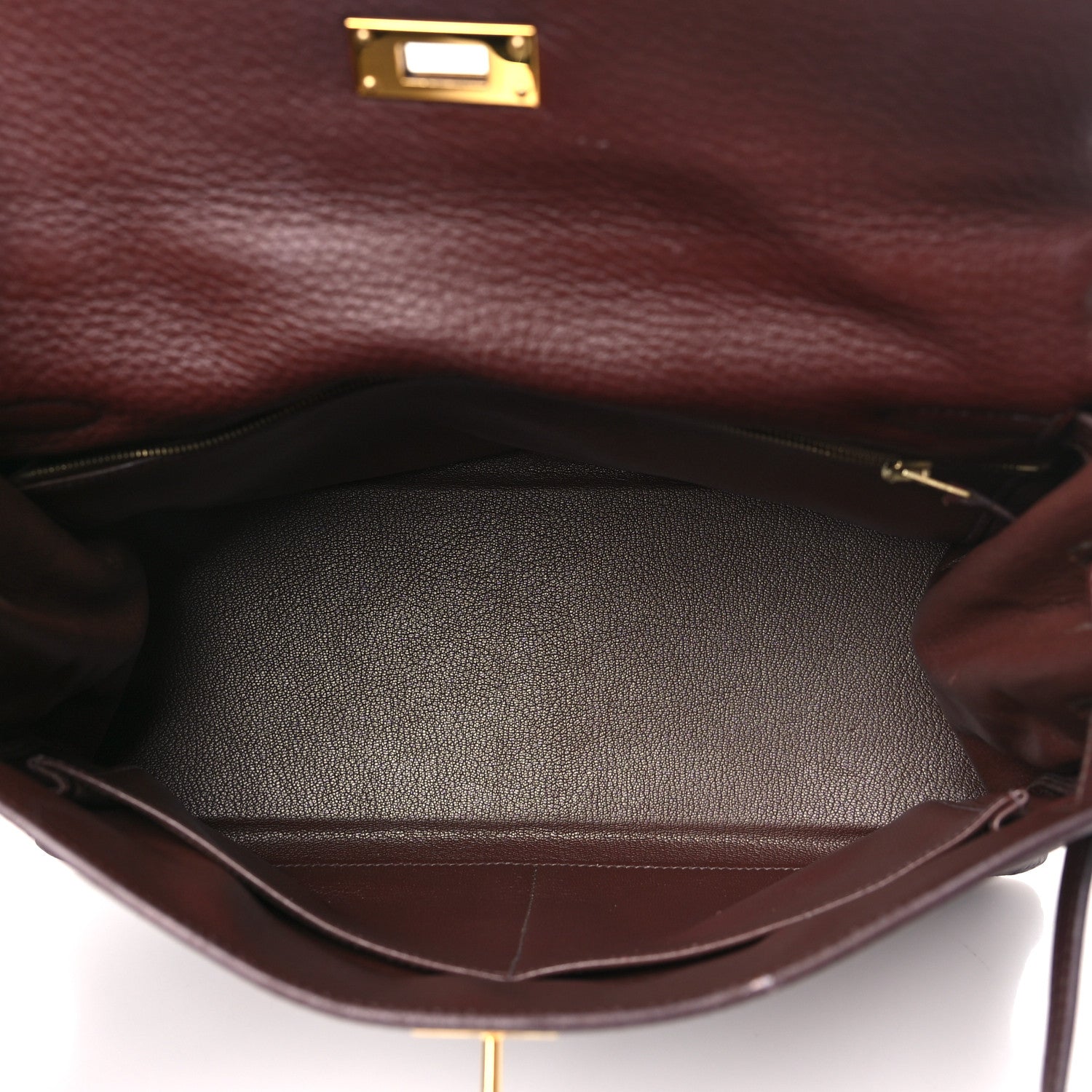 Hermes Taurillon Clemence Kelly Retourne 32 Havane 5 of 12