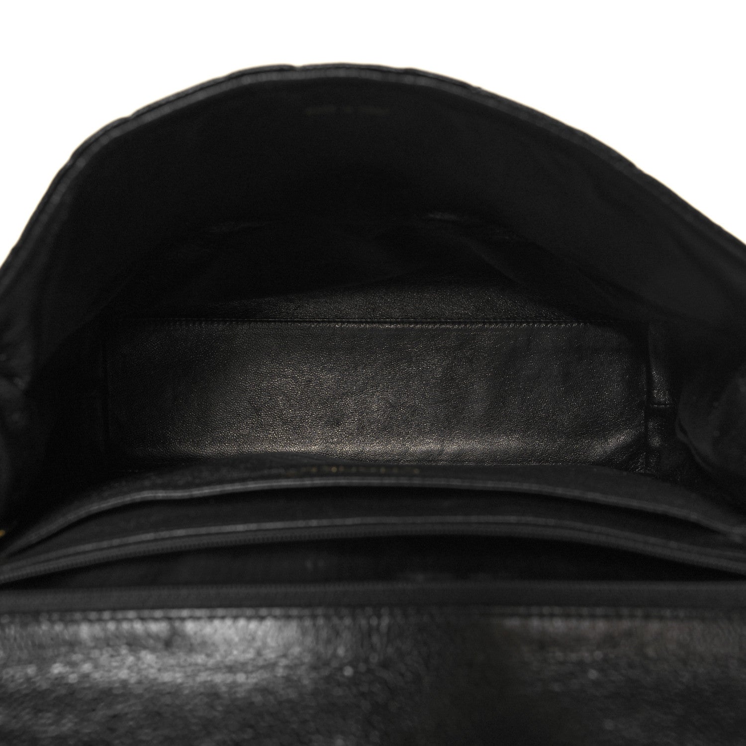 Chanel Caviar Quilted Jumbo Kelly Flap Black 5 of 10