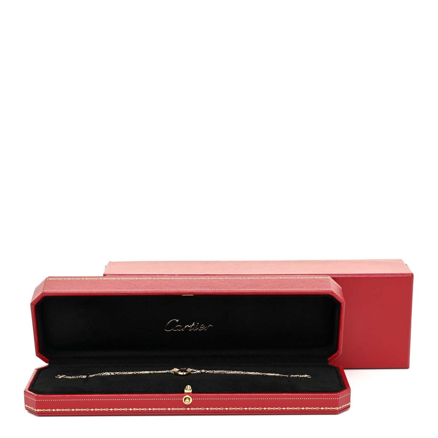 18K Yellow Gold Diamond LOVE Bracelet
