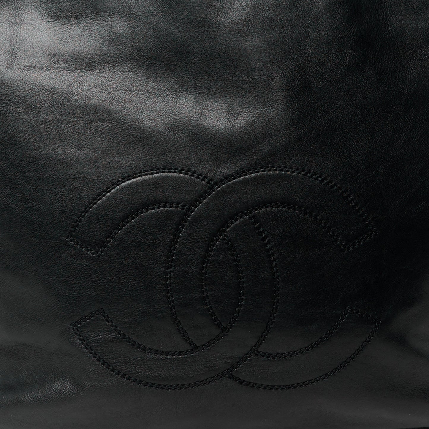 Lambskin Chain Small CC Tote Black